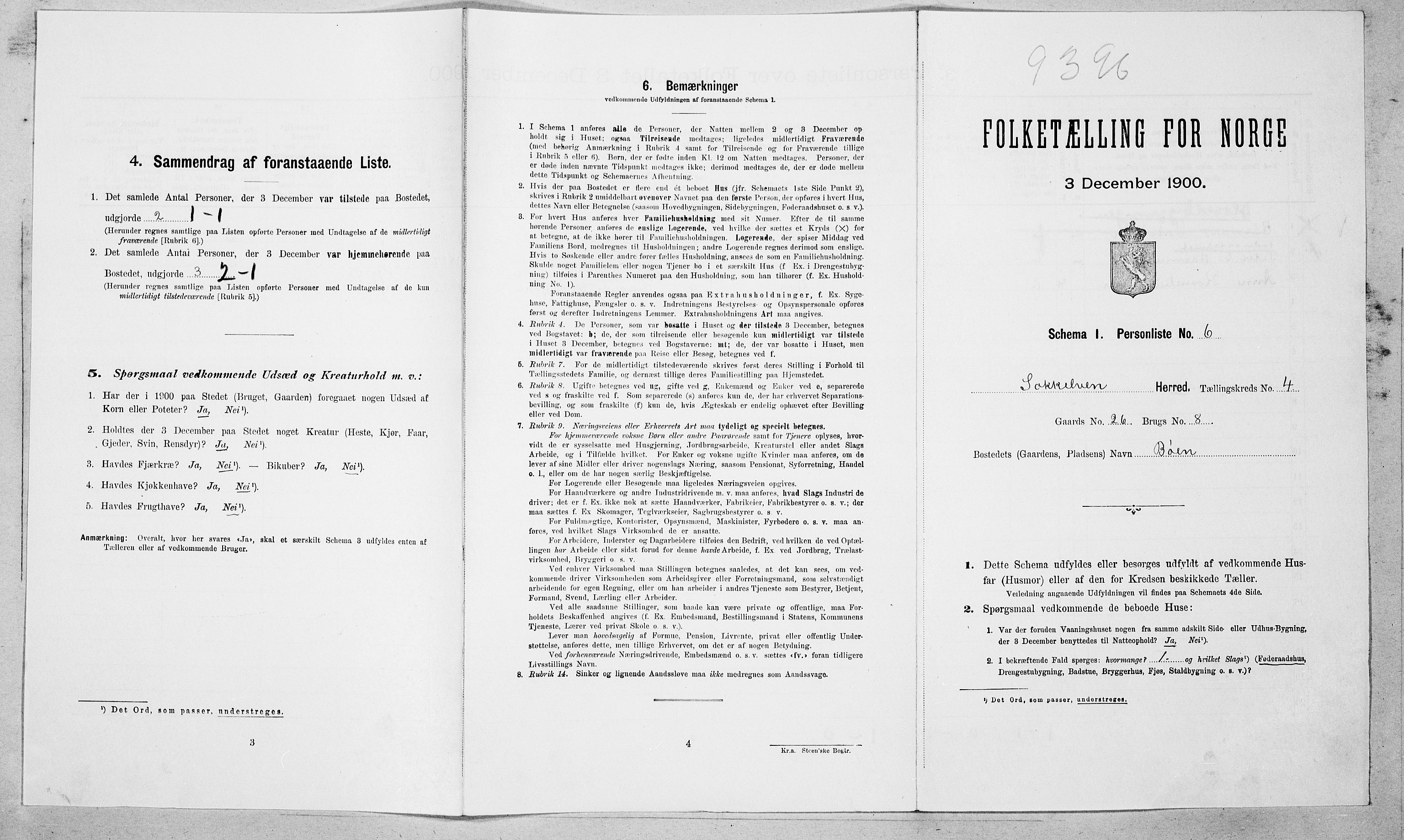 SAT, Folketelling 1900 for 1528 Sykkylven herred, 1900, s. 487