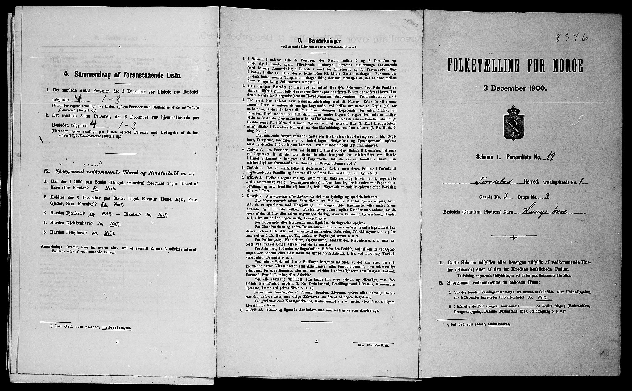 SAST, Folketelling 1900 for 1152 Torvastad herred, 1900, s. 103