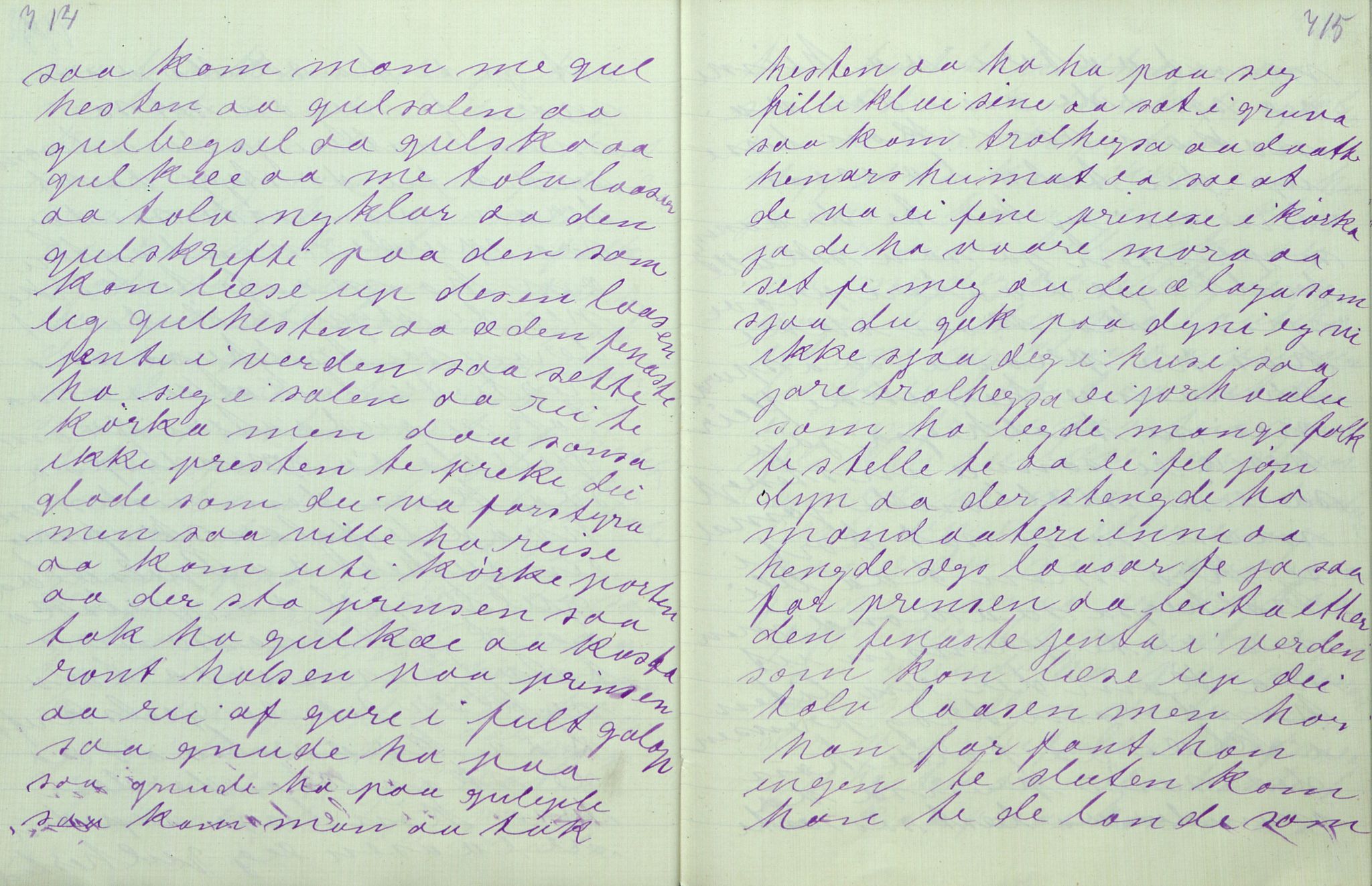 Rikard Berge, TEMU/TGM-A-1003/F/L0011/0011: 381-399 / 391 Oppskrifter av Gunnhild Kivle, 1918-1919, s. 714-715