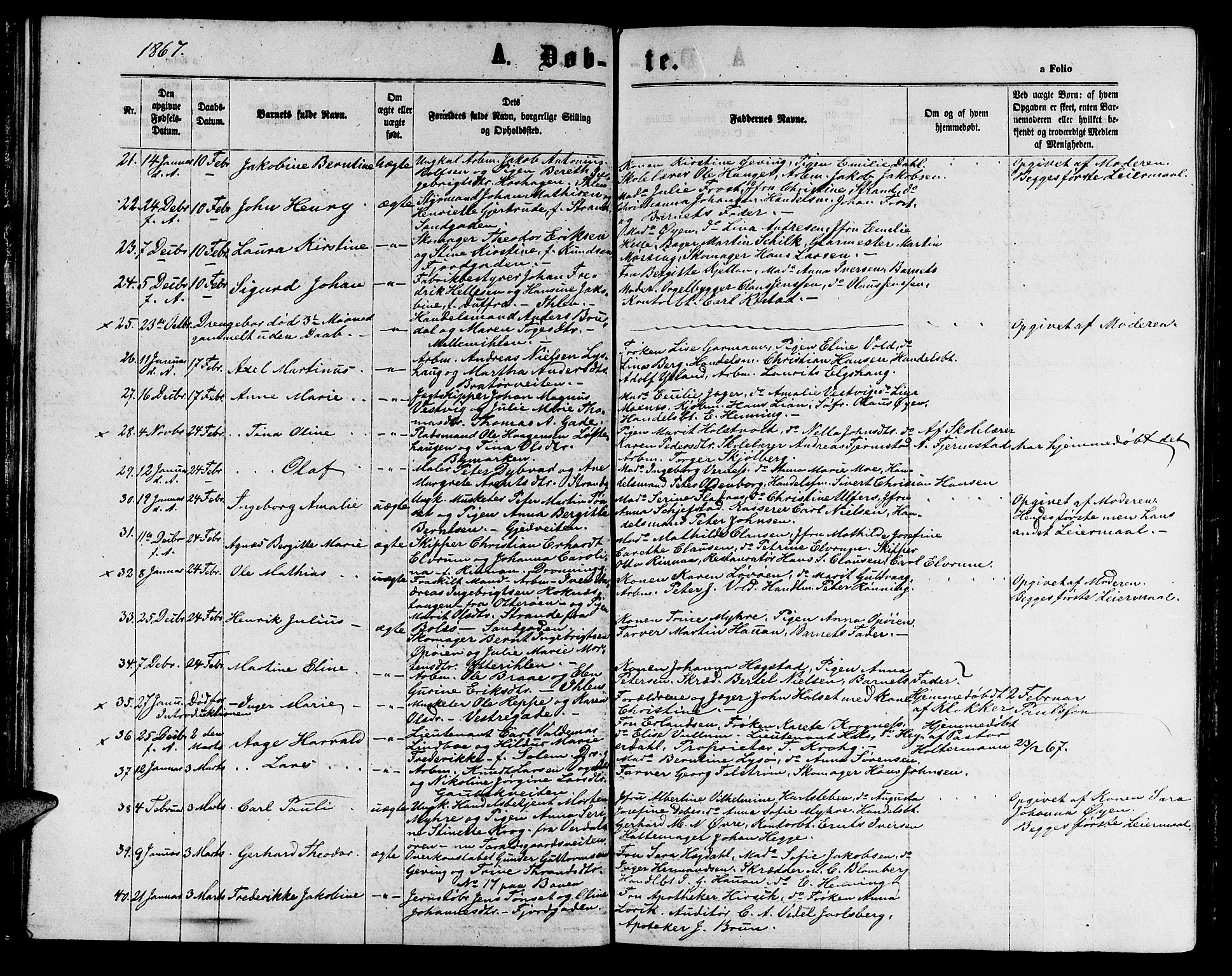 Ministerialprotokoller, klokkerbøker og fødselsregistre - Sør-Trøndelag, AV/SAT-A-1456/602/L0141: Klokkerbok nr. 602C09, 1865-1877