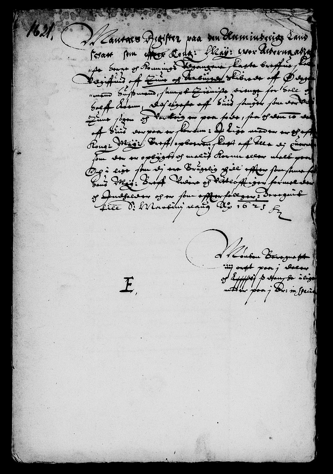 Rentekammeret inntil 1814, Reviderte regnskaper, Lensregnskaper, AV/RA-EA-5023/R/Rb/Rba/L0059: Akershus len, 1621-1622