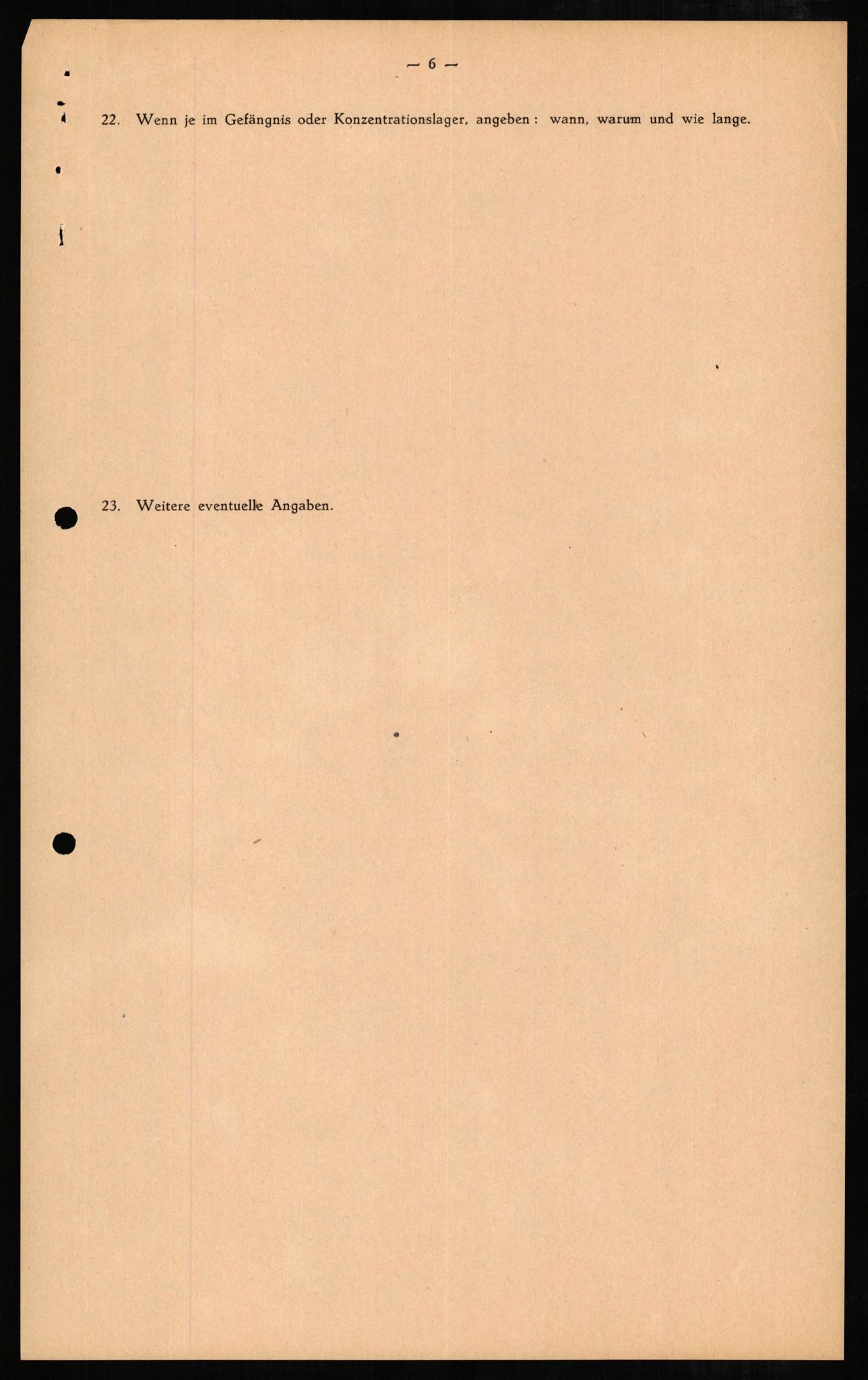 Forsvaret, Forsvarets overkommando II, RA/RAFA-3915/D/Db/L0005: CI Questionaires. Tyske okkupasjonsstyrker i Norge. Tyskere., 1945-1946, s. 470