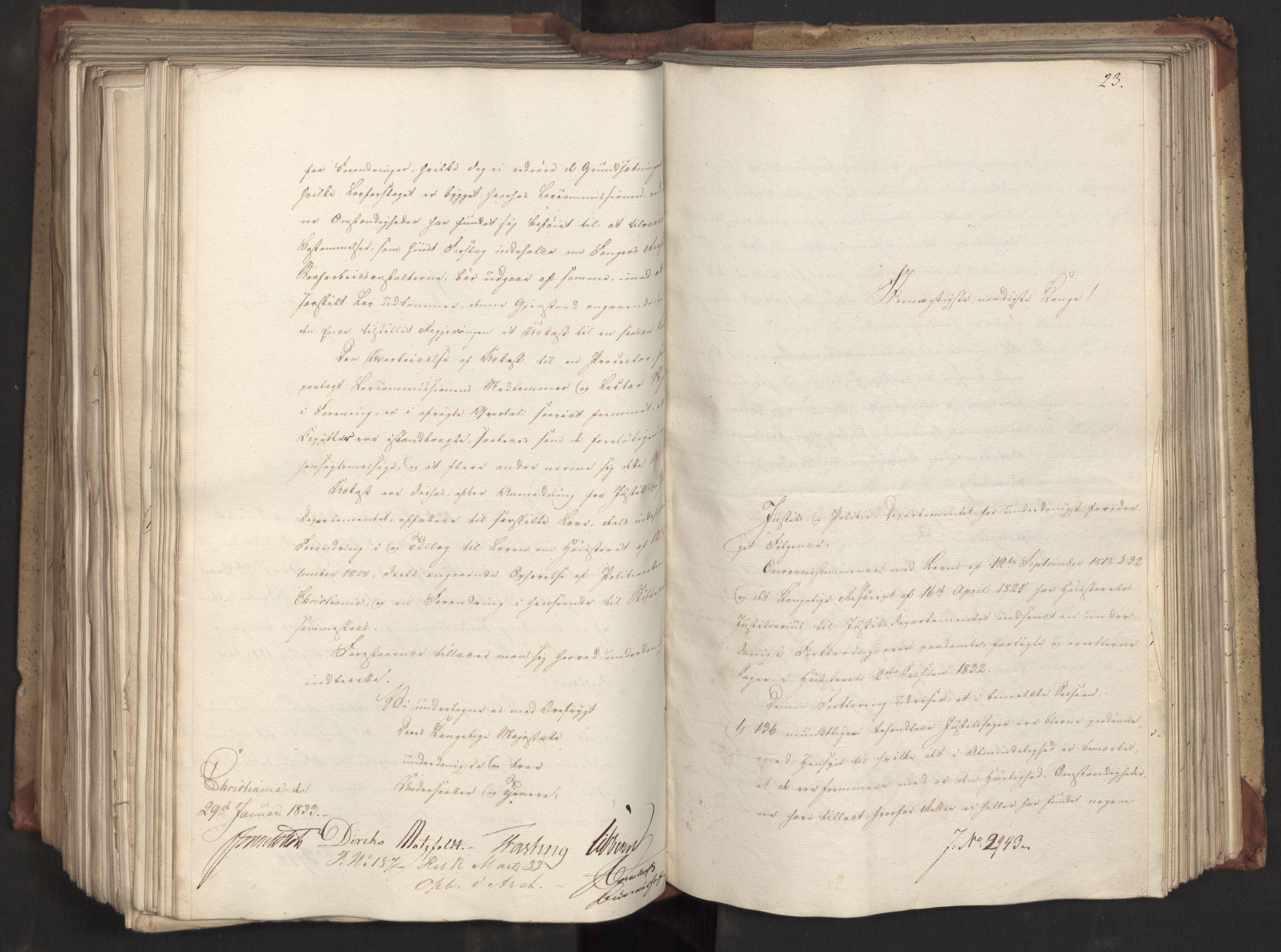 Statsrådsavdelingen i Stockholm, AV/RA-S-1003/D/Da/L0082: Regjeringsinnstillinger nr. 2858-2979, 1833, s. 430