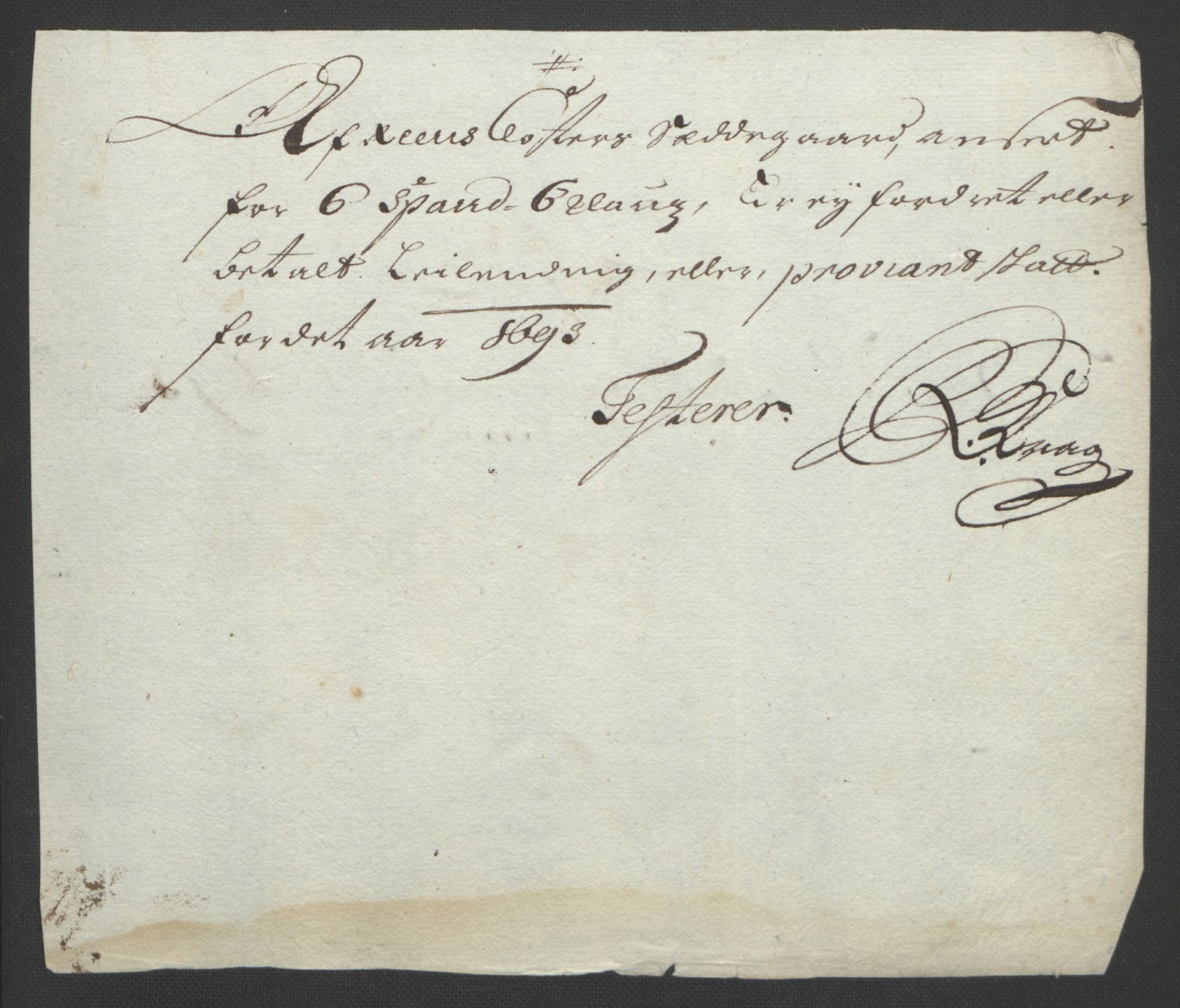 Rentekammeret inntil 1814, Reviderte regnskaper, Fogderegnskap, RA/EA-4092/R57/L3849: Fogderegnskap Fosen, 1692-1693, s. 565