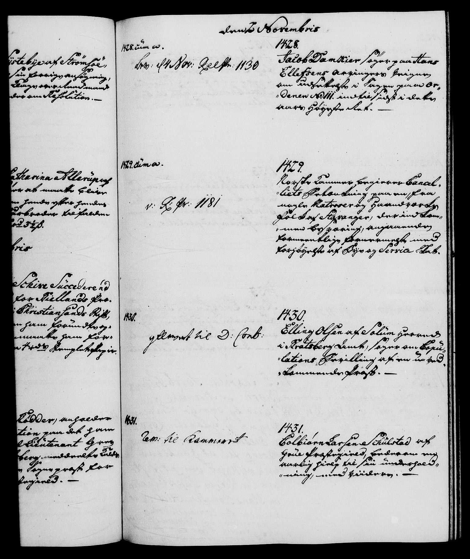 Danske Kanselli 1572-1799, AV/RA-EA-3023/I/Ia/L0002: 3. departements journal, 1772