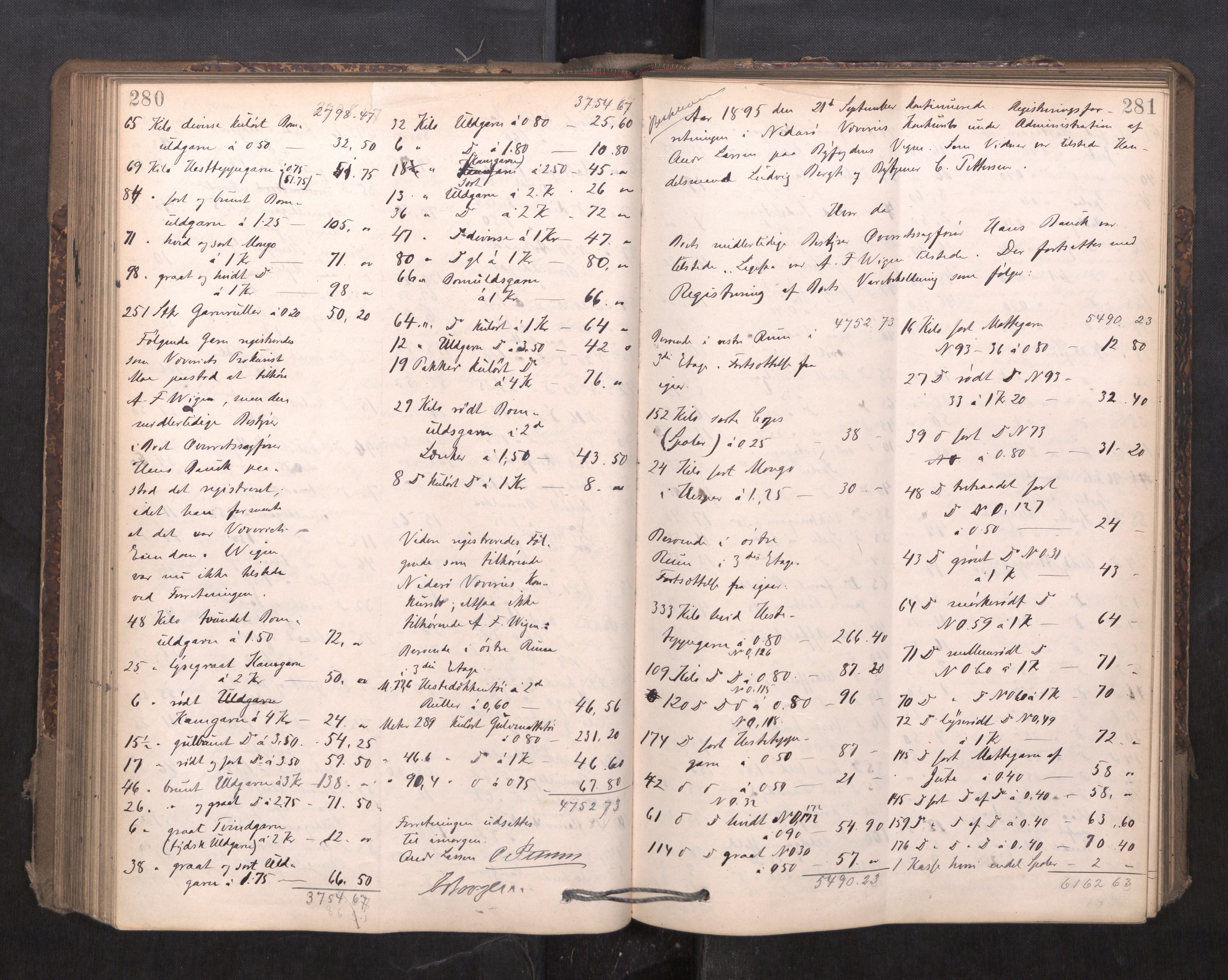 Trondheim byfogd, AV/SAT-A-0003/1/3/3C/L0015: Skifteregistreringsprotokoll - 24/2-21/3 (u/ register), 1893-1899, s. 280-281