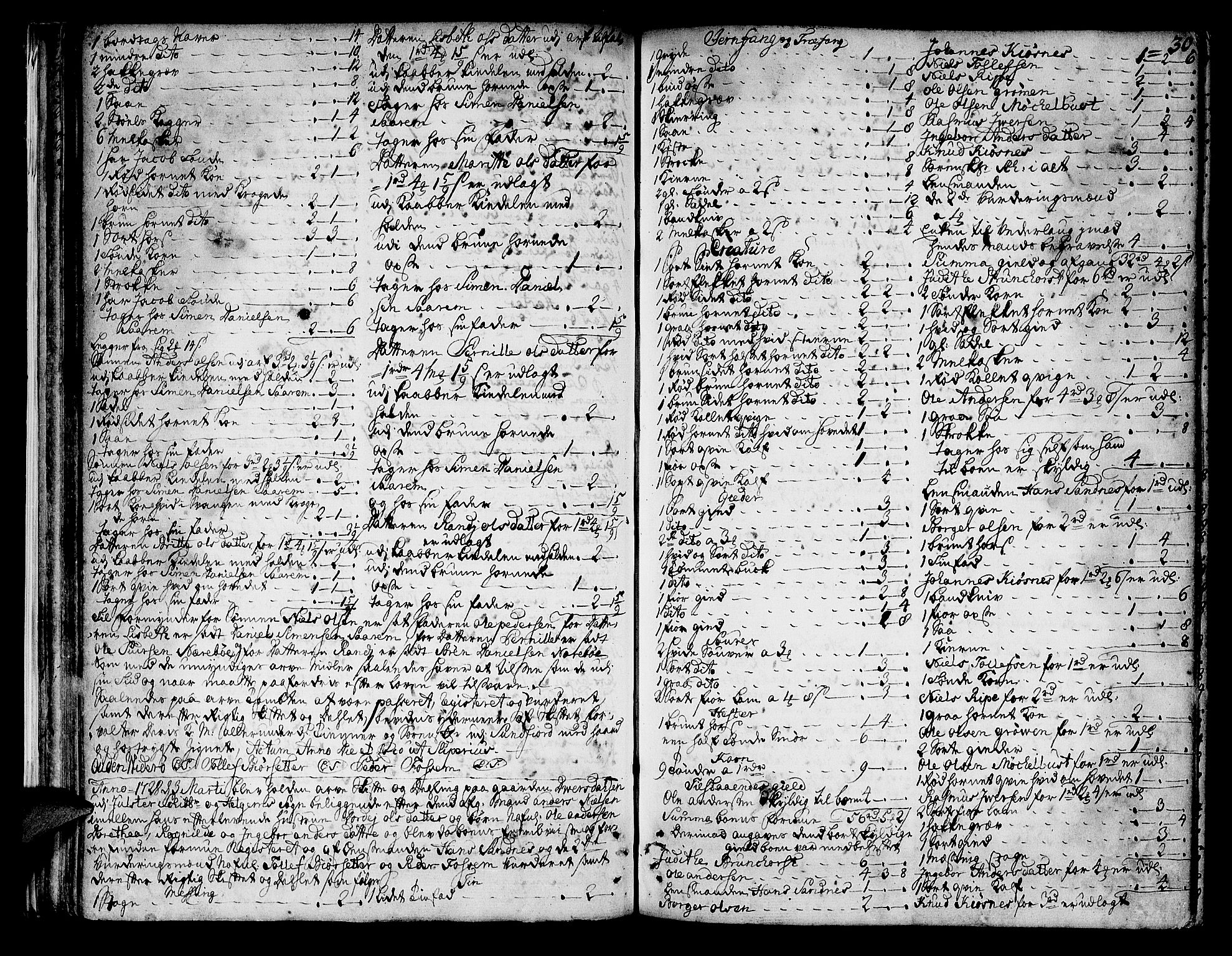 Sunnfjord tingrett, AV/SAB-A-3201/1/H/Ha/Hab/L0004a: Skifteprotokoll, folio1-190b, 1727-1730, s. 29b-30a