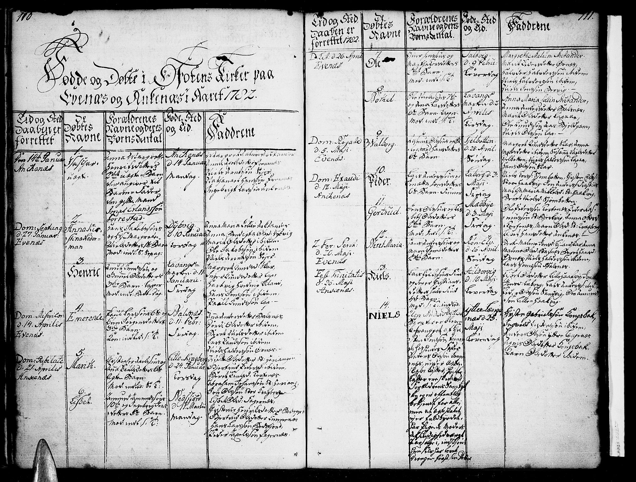 Ministerialprotokoller, klokkerbøker og fødselsregistre - Nordland, AV/SAT-A-1459/863/L0892: Ministerialbok nr. 863A04, 1765-1794, s. 110-111