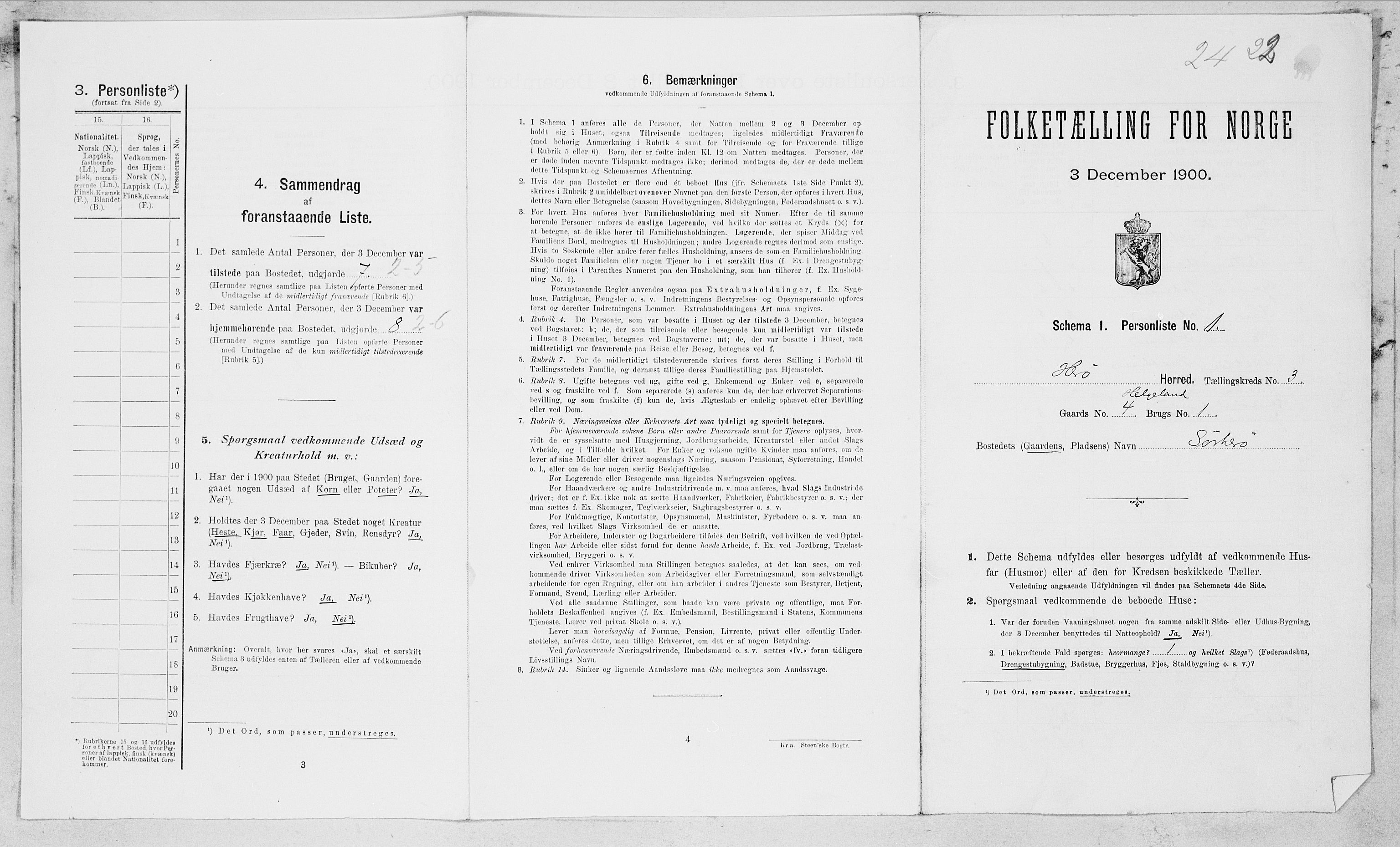 SAT, Folketelling 1900 for 1818 Herøy herred, 1900, s. 174