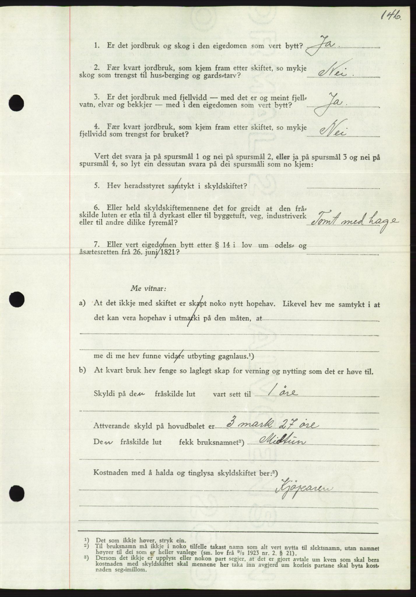 Søre Sunnmøre sorenskriveri, AV/SAT-A-4122/1/2/2C/L0068: Pantebok nr. 62, 1939-1939, Dagboknr: 810/1939