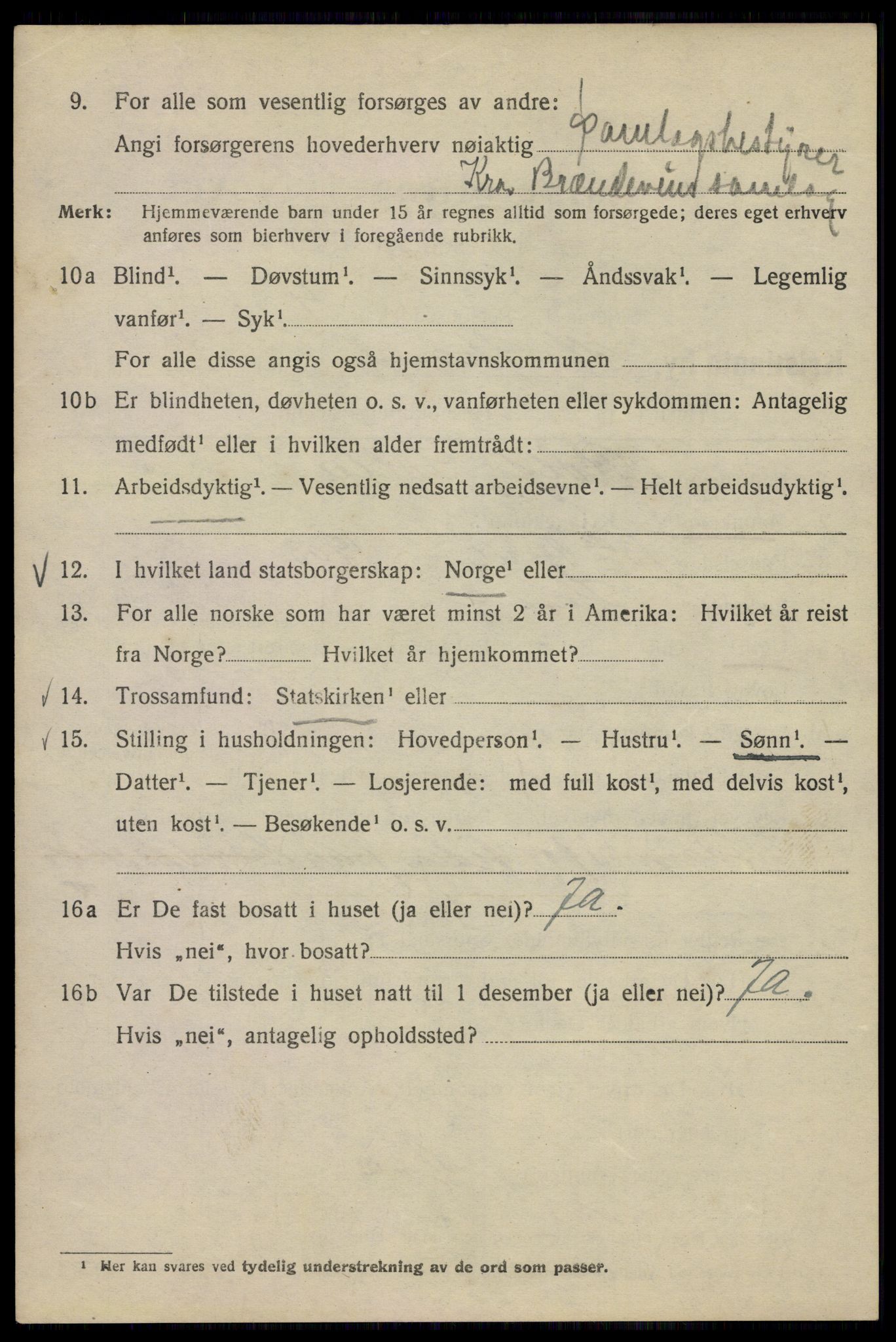 SAO, Folketelling 1920 for 0301 Kristiania kjøpstad, 1920, s. 547818