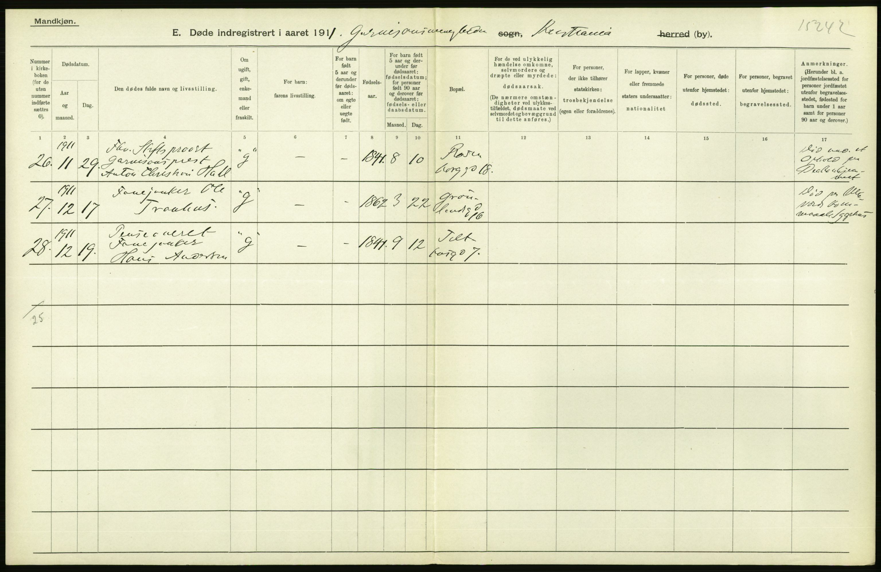 Statistisk sentralbyrå, Sosiodemografiske emner, Befolkning, AV/RA-S-2228/D/Df/Dfb/Dfba/L0009: Kristiania: Døde menn, 1911, s. 330