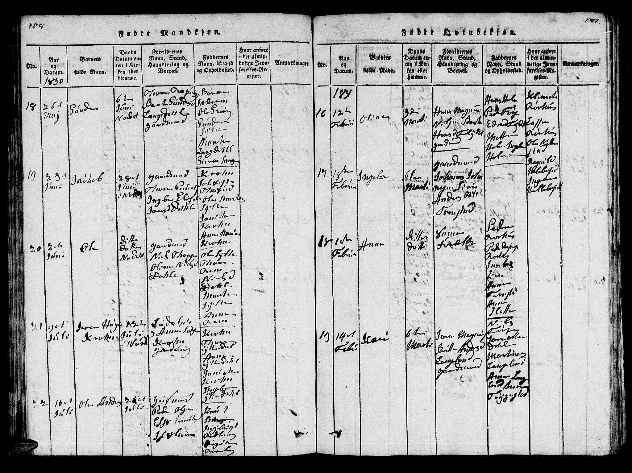 Ministerialprotokoller, klokkerbøker og fødselsregistre - Møre og Romsdal, AV/SAT-A-1454/519/L0246: Ministerialbok nr. 519A05, 1817-1834, s. 168-169