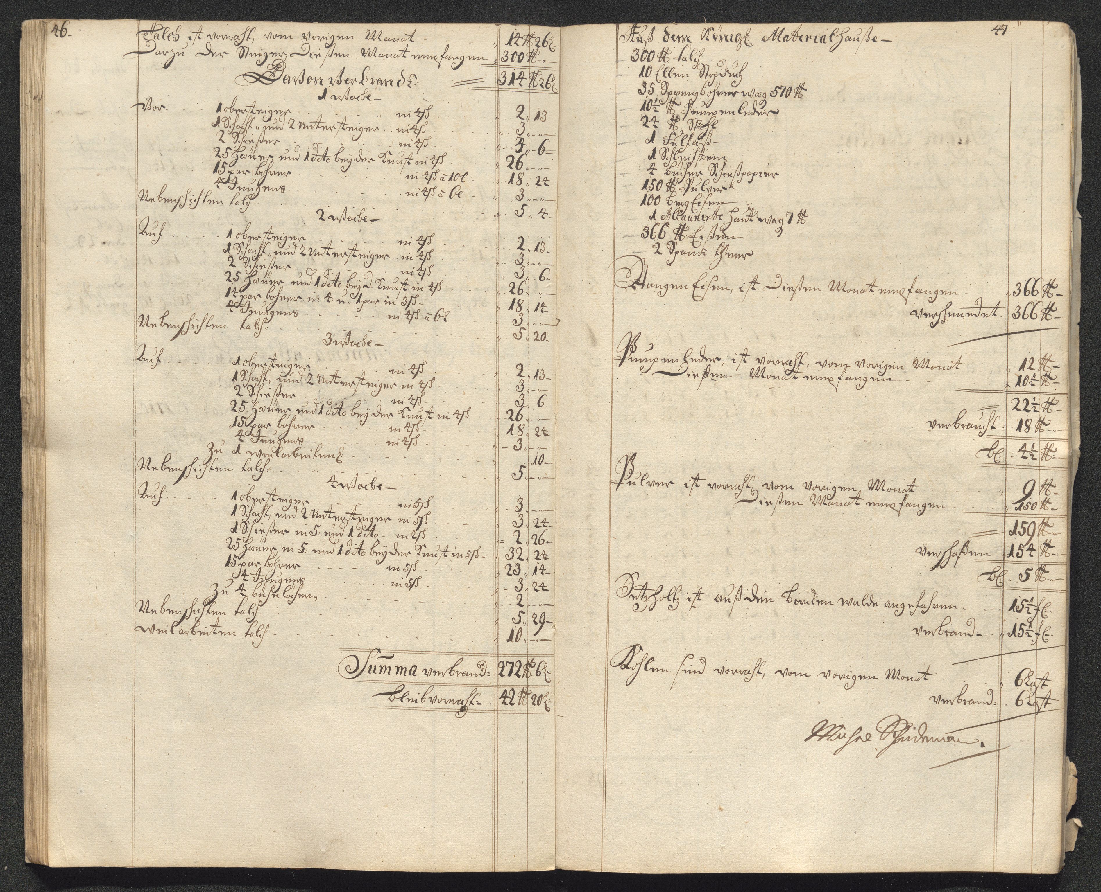 Kongsberg Sølvverk 1623-1816, AV/SAKO-EA-3135/001/D/Dc/Dcd/L0099: Utgiftsregnskap for gruver m.m., 1710, s. 27