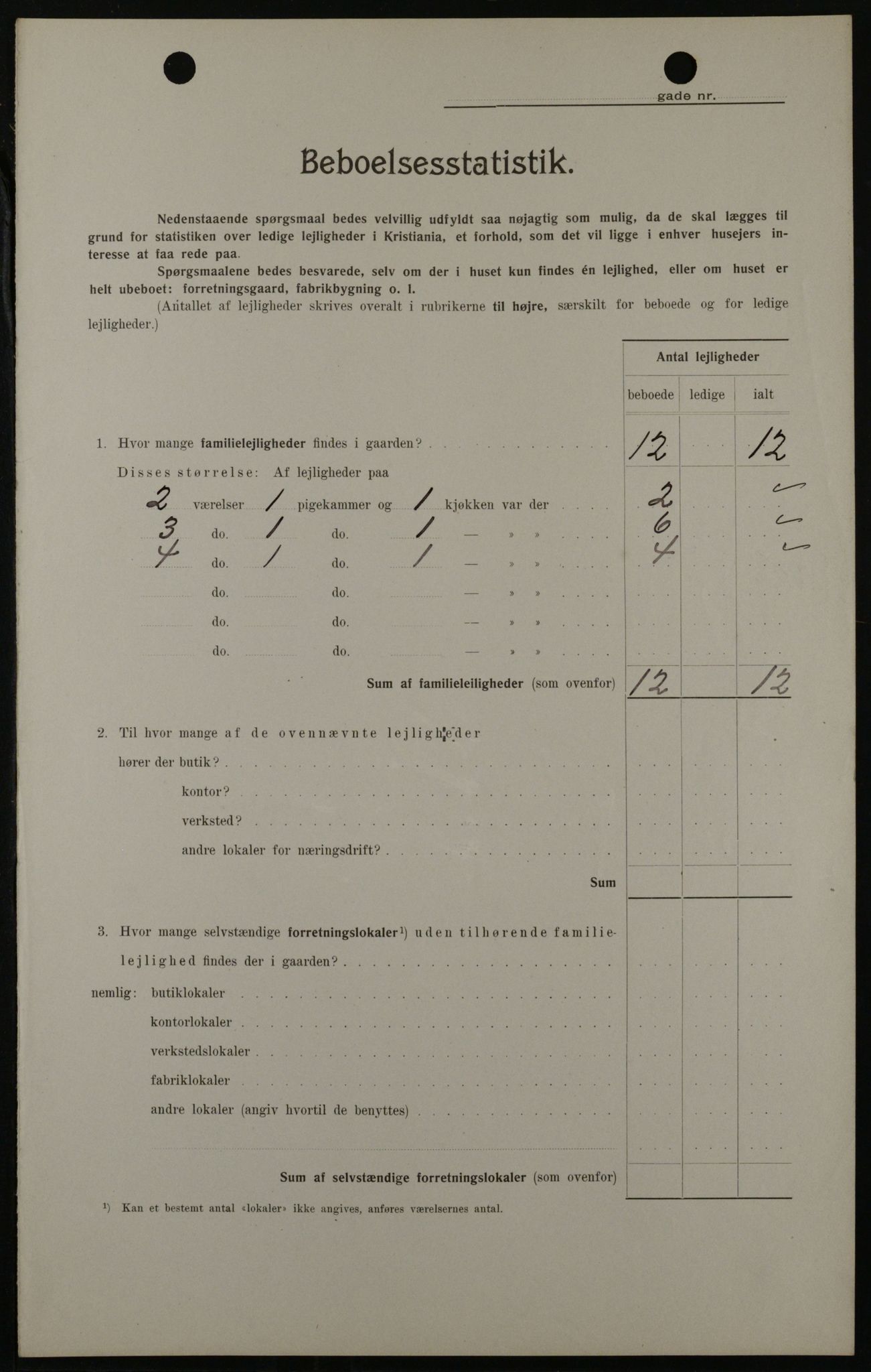 OBA, Kommunal folketelling 1.2.1908 for Kristiania kjøpstad, 1908, s. 26353