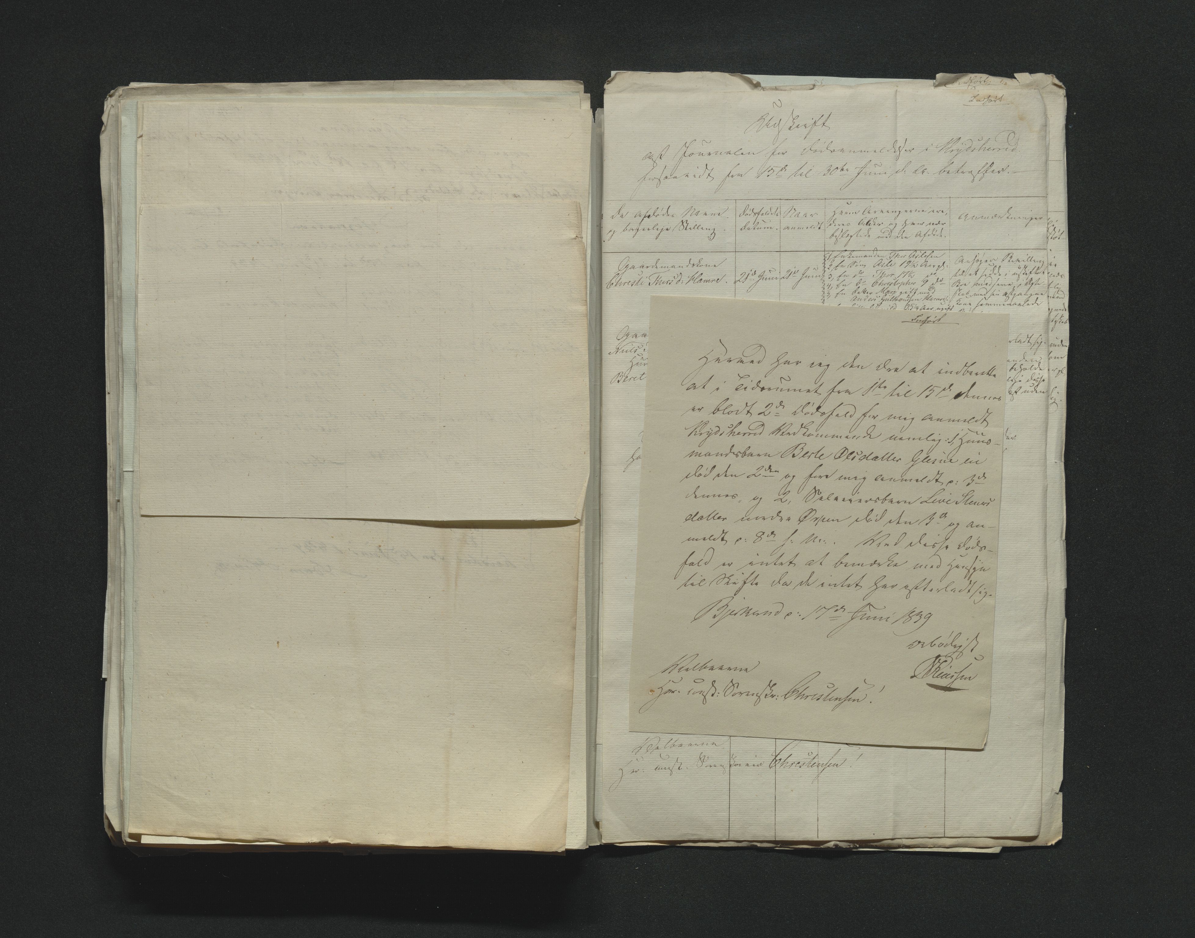 Eiker, Modum og Sigdal sorenskriveri, AV/SAKO-A-123/H/Ha/Hab/L0005: Dødsfallsmeldinger, 1837-1840
