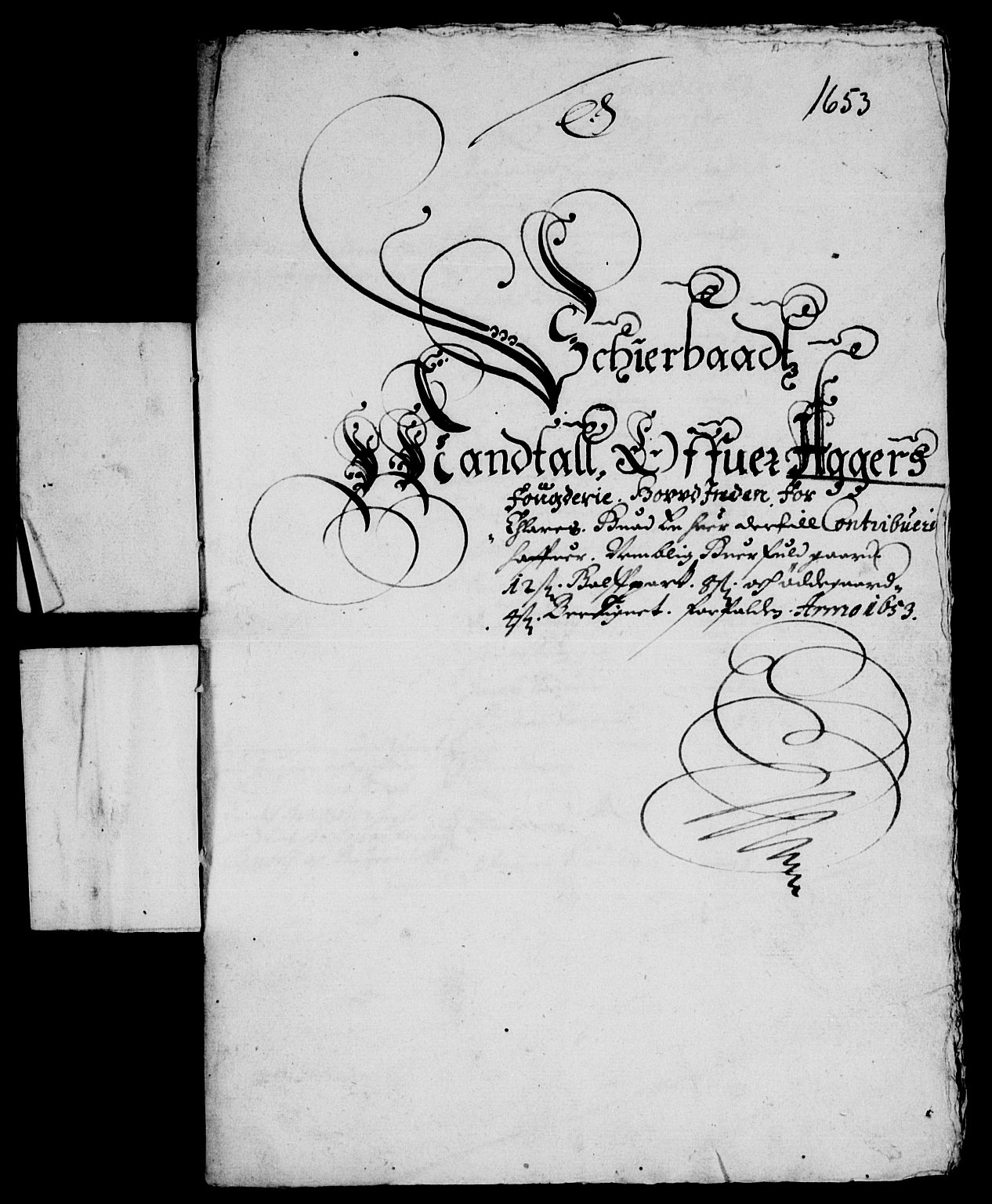 Rentekammeret inntil 1814, Reviderte regnskaper, Lensregnskaper, RA/EA-5023/R/Rb/Rba/L0219: Akershus len, 1653