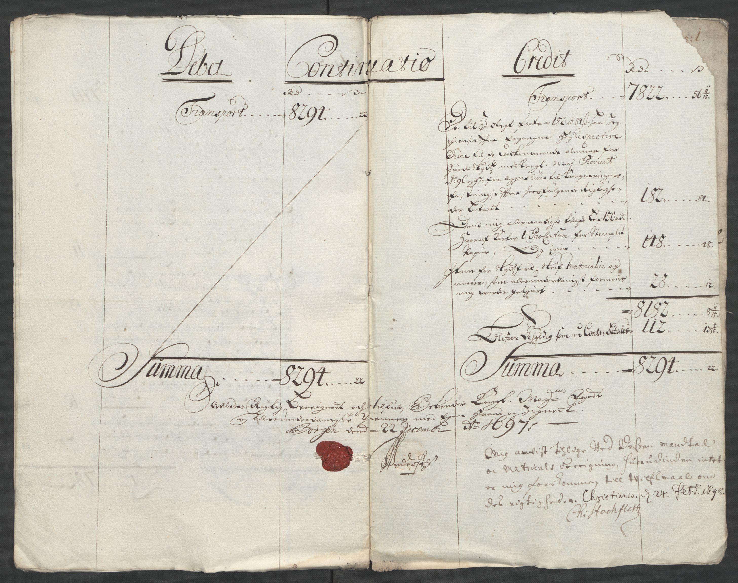 Rentekammeret inntil 1814, Reviderte regnskaper, Fogderegnskap, AV/RA-EA-4092/R11/L0580: Fogderegnskap Nedre Romerike, 1696-1697, s. 224