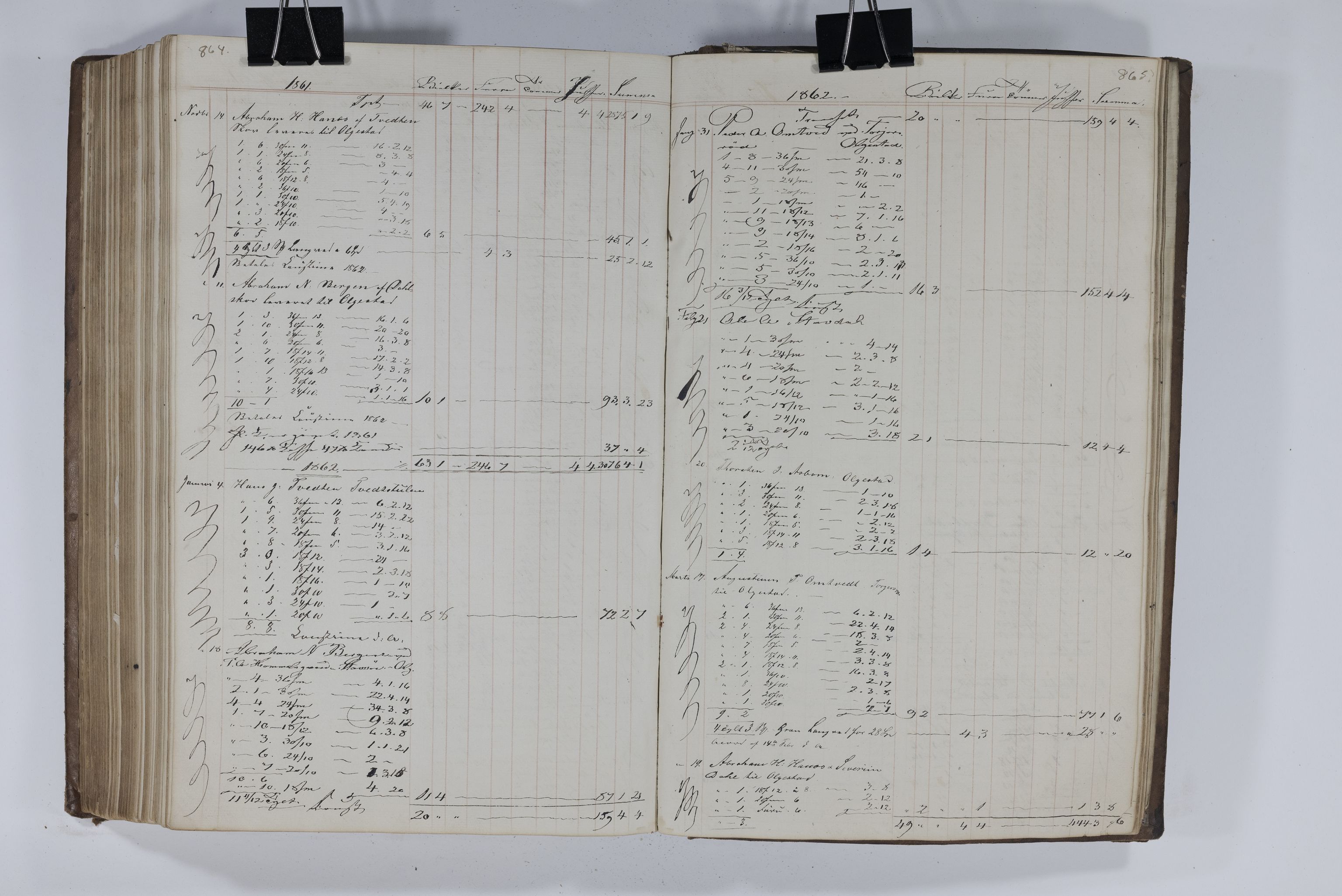 Blehr/ Kjellestad, TEMU/TGM-A-1212/E/Ea/L0003: Merkebok, 1858-1869, s. 313