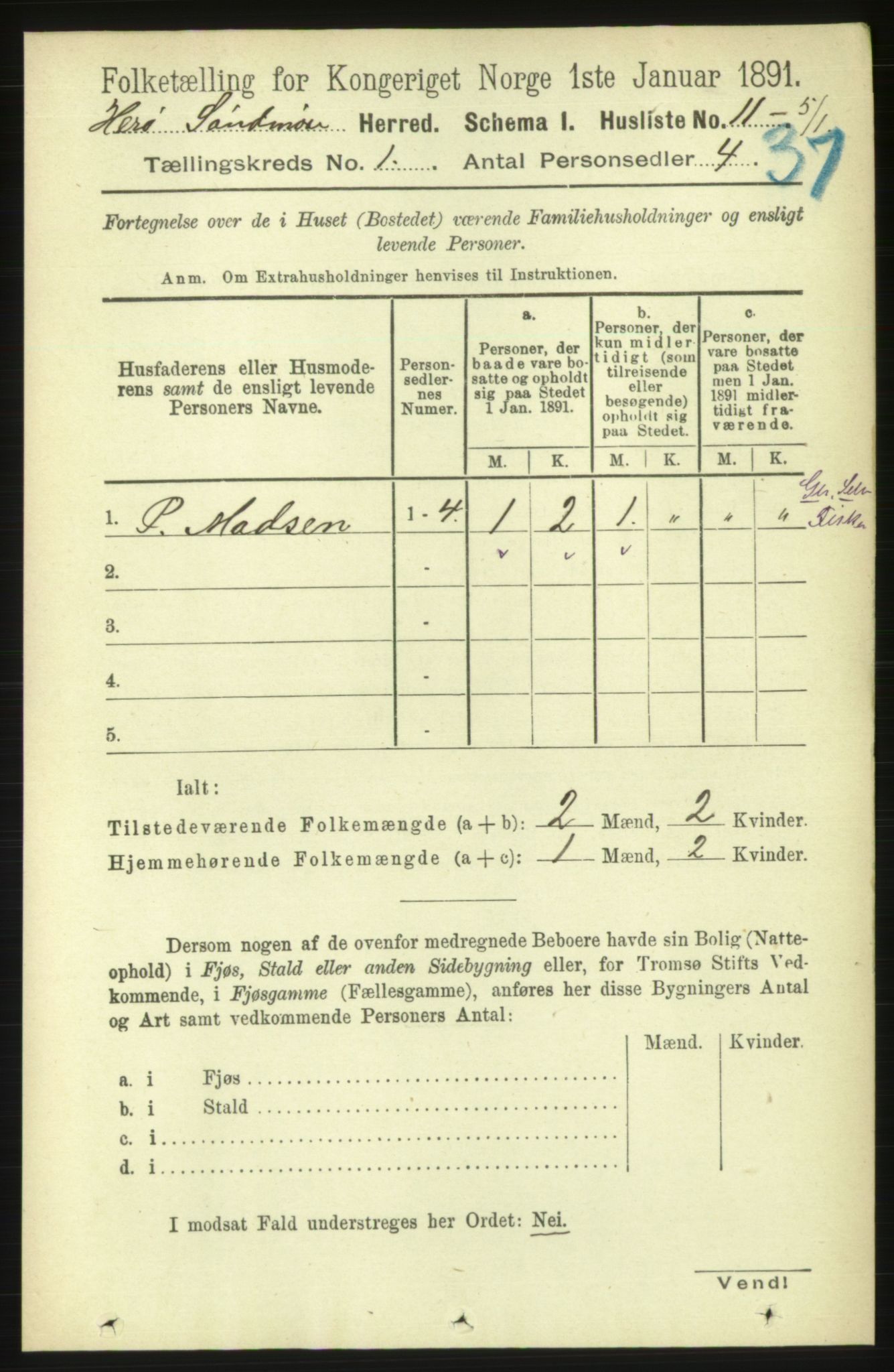 RA, Folketelling 1891 for 1515 Herøy herred, 1891, s. 39