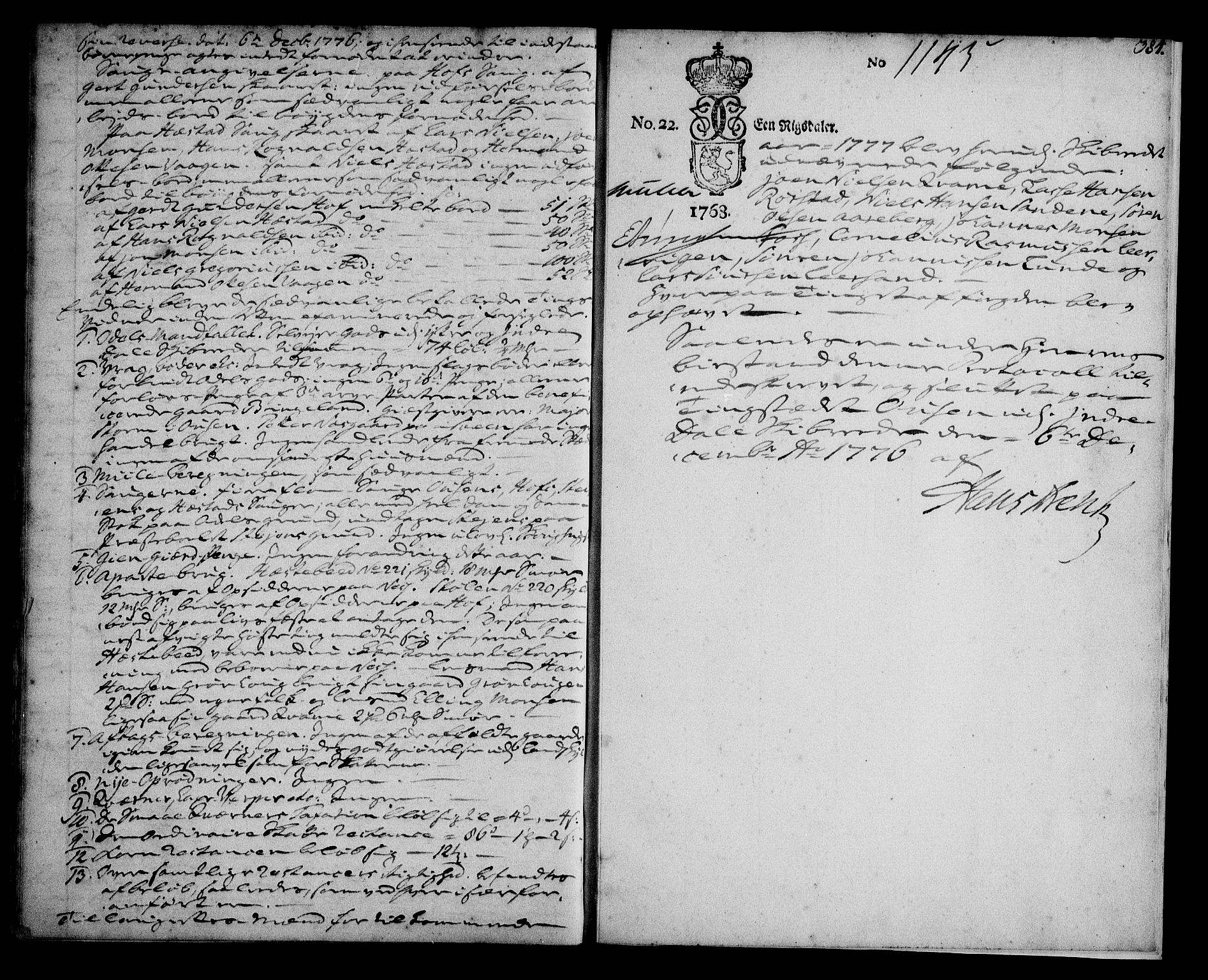 Sunnfjord tingrett, AV/SAB-A-3201/1/F/Fa/Faa/L0018: Tingbok, 1769-1776, s. 383b-384a
