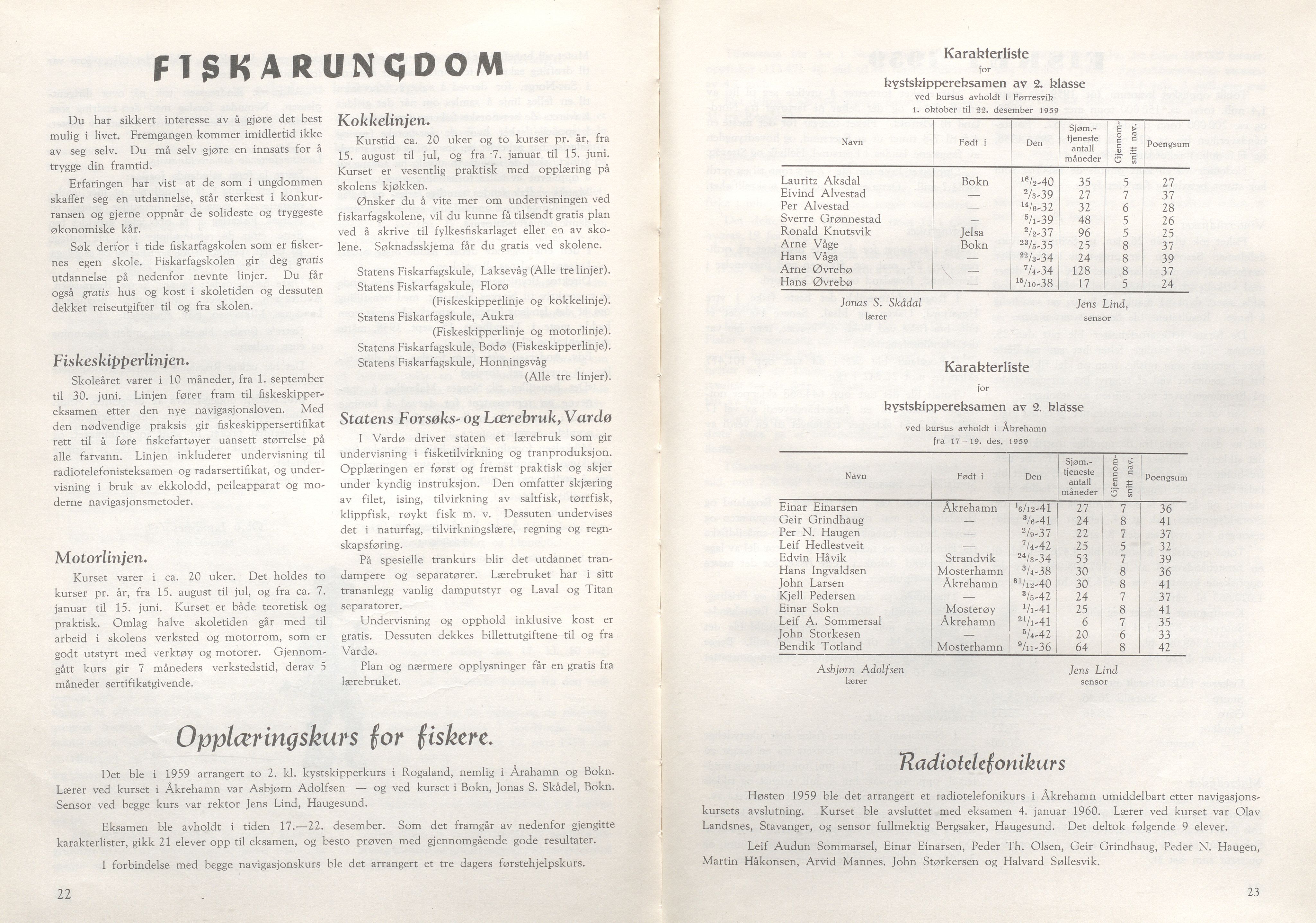 Rogaland fylkeskommune - Fylkesrådmannen , IKAR/A-900/A/Aa/Aaa/L0080: Møtebok , 1960, s. 22-23