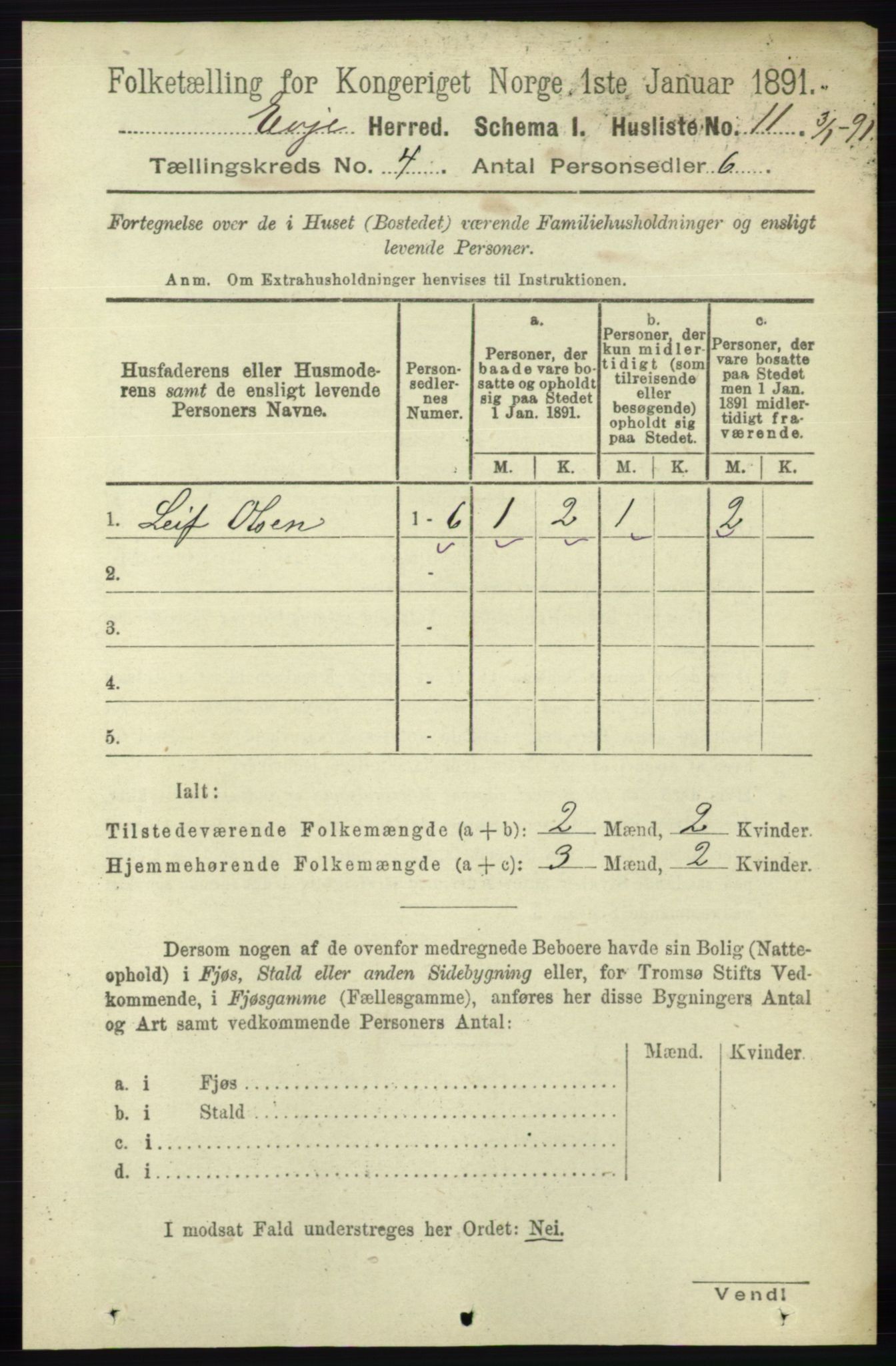 RA, Folketelling 1891 for 0937 Evje herred, 1891, s. 935