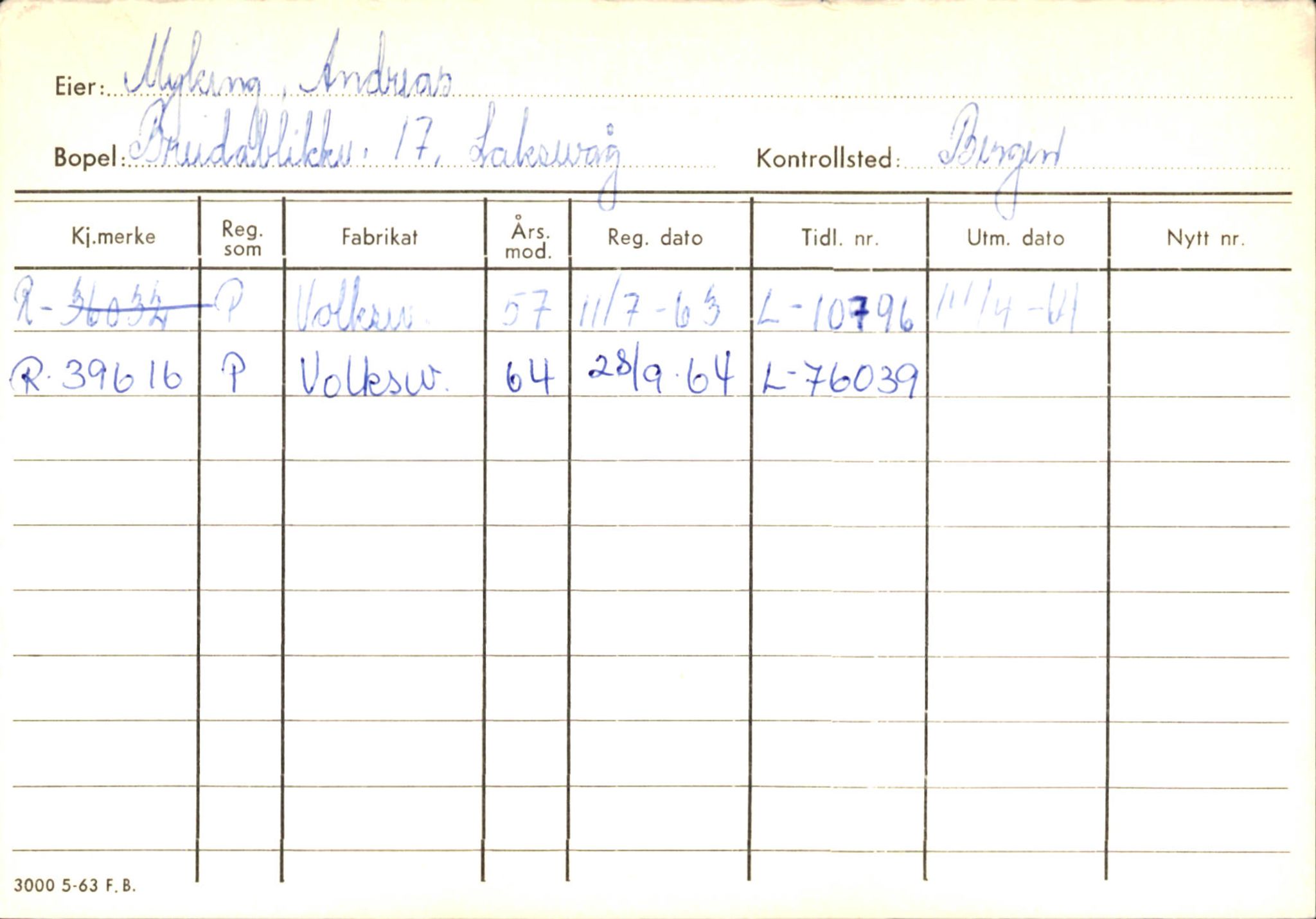 Statens vegvesen, Hordaland vegkontor, AV/SAB-A-5201/2/Ha/L0038: R-eierkort M-N, 1920-1971, s. 5