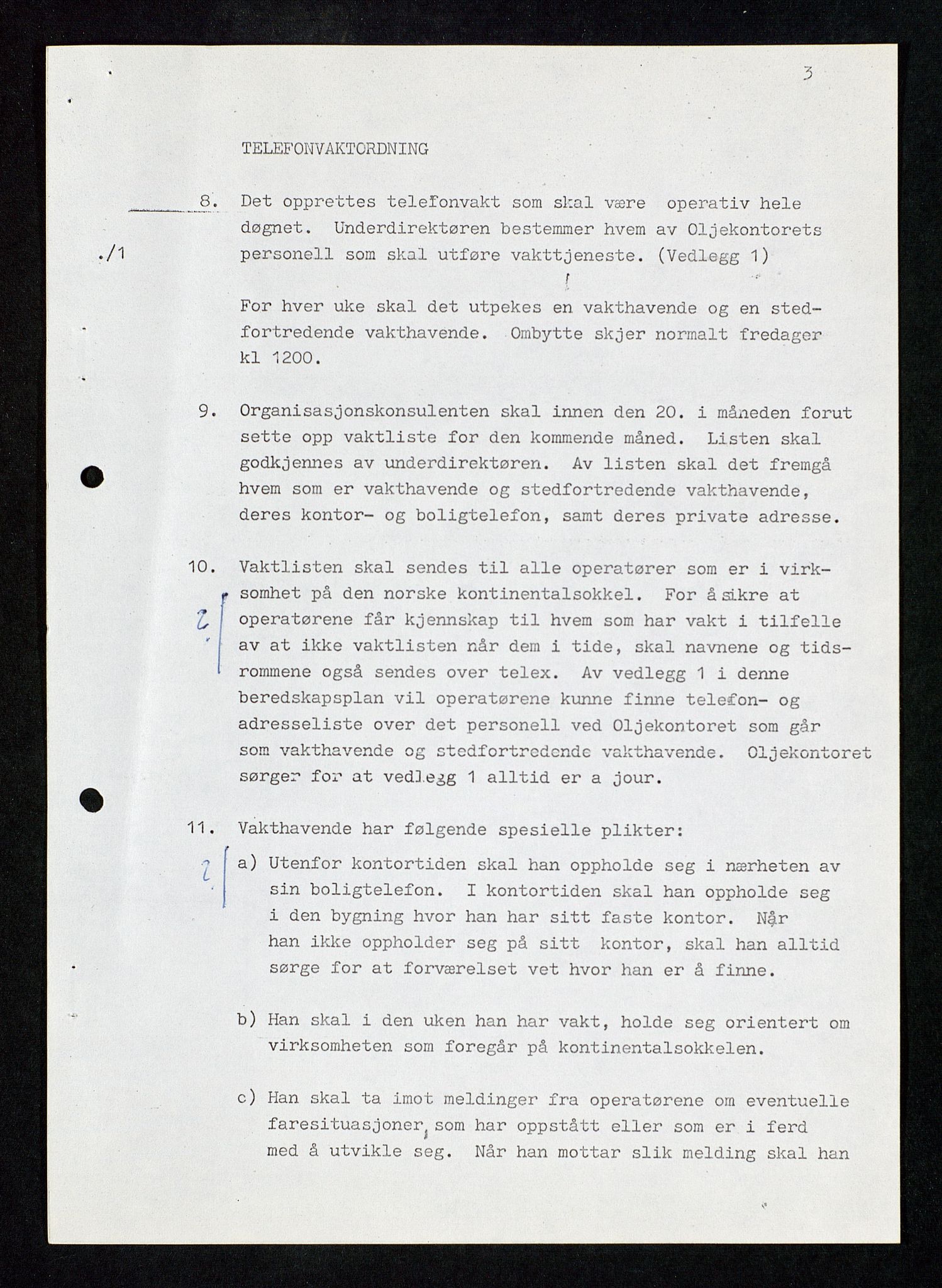 Industridepartementet, Oljekontoret, AV/SAST-A-101348/Db/L0002: Oljevernrådet, Styret i OD, leieforhold, div., 1966-1973, s. 297