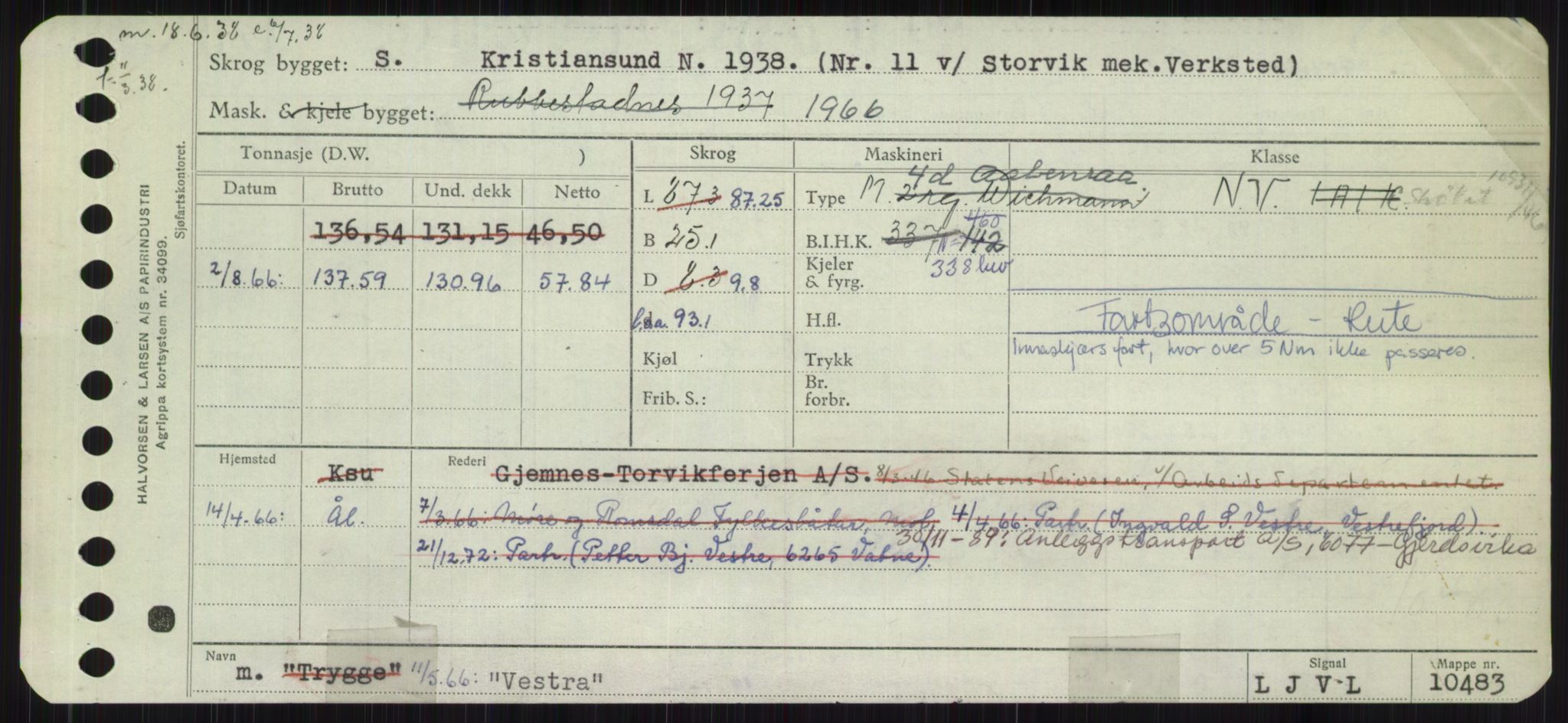 Sjøfartsdirektoratet med forløpere, Skipsmålingen, AV/RA-S-1627/H/Ha/L0006/0002: Fartøy, Sver-Å / Fartøy, U-Å, s. 347