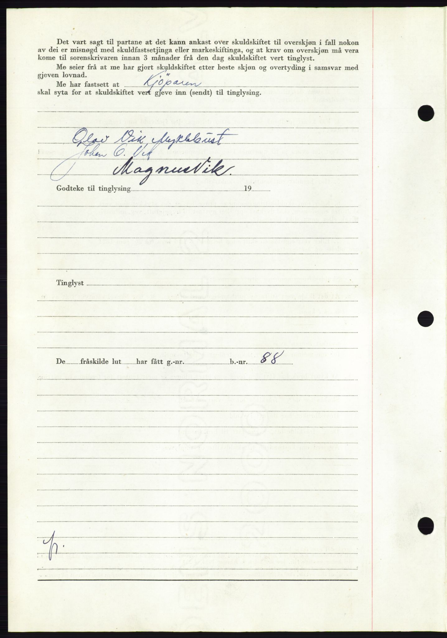 Søre Sunnmøre sorenskriveri, AV/SAT-A-4122/1/2/2C/L0105: Pantebok nr. 31A, 1956-1957, Dagboknr: 2509/1956