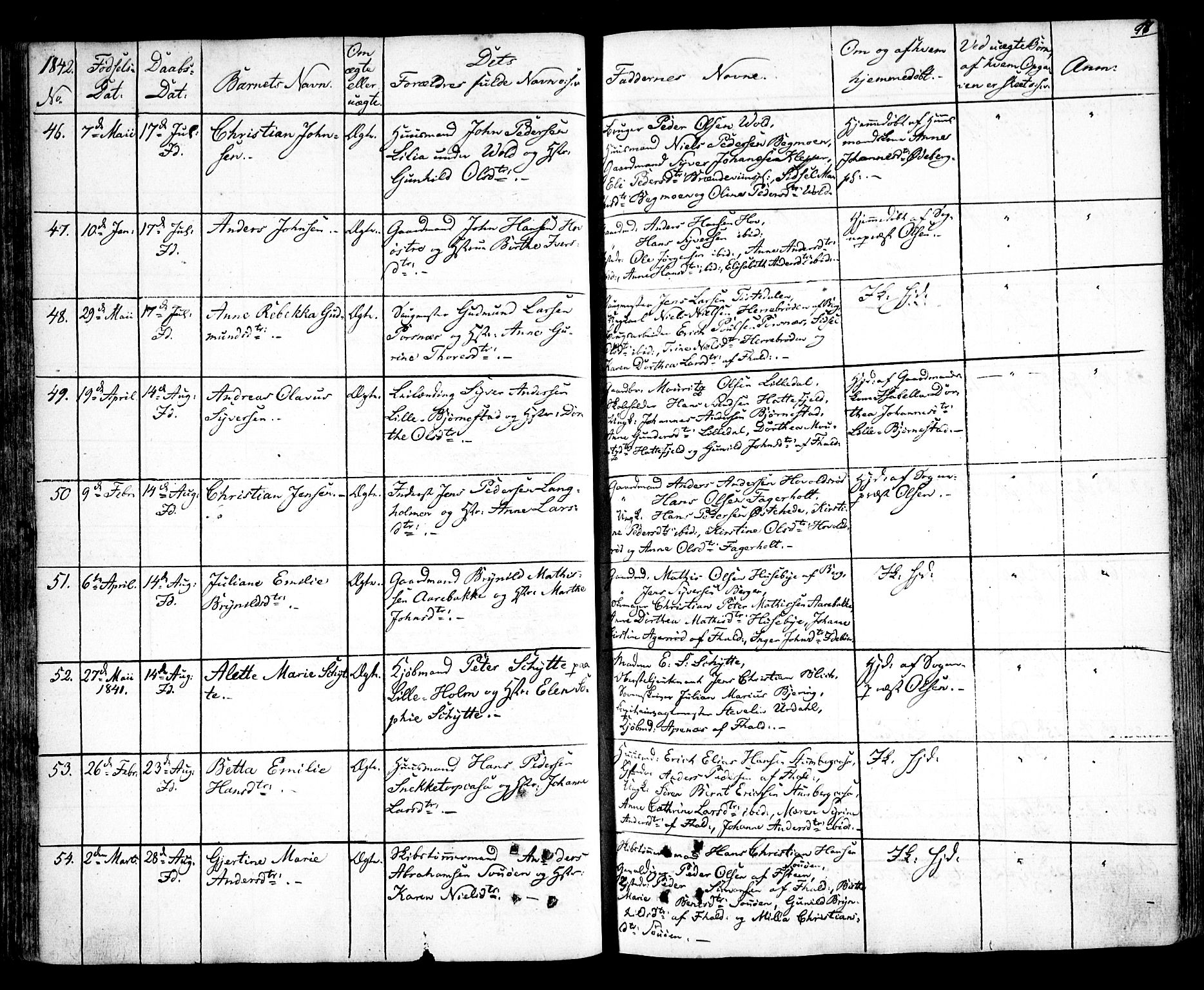 Idd prestekontor Kirkebøker, AV/SAO-A-10911/F/Fc/L0003: Ministerialbok nr. III 3, 1832-1847, s. 97