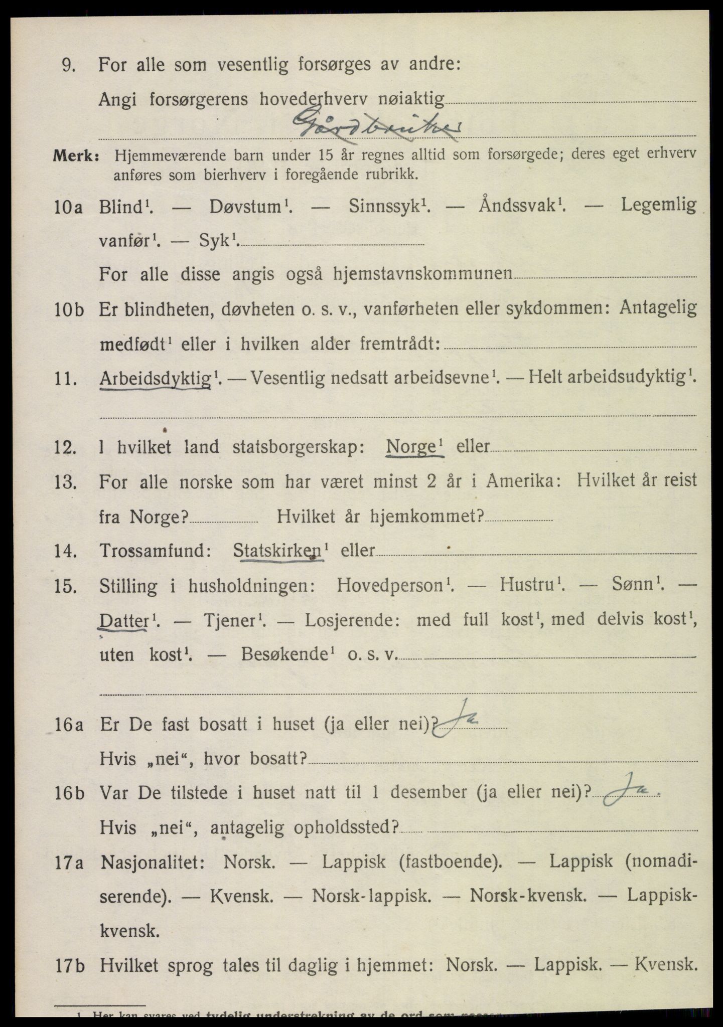 SAT, Folketelling 1920 for 1718 Leksvik herred, 1920, s. 6393