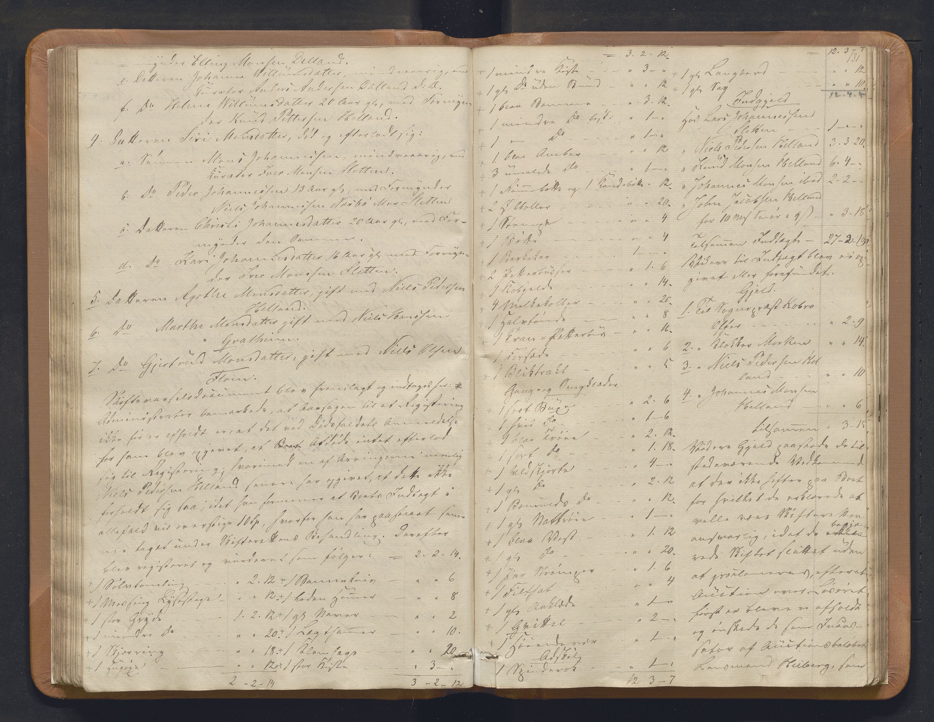 Nordhordland sorenskrivar, SAB/A-2901/1/H/Hb/L0020: Registreringsprotokollar, 1859-1865, s. 130-131