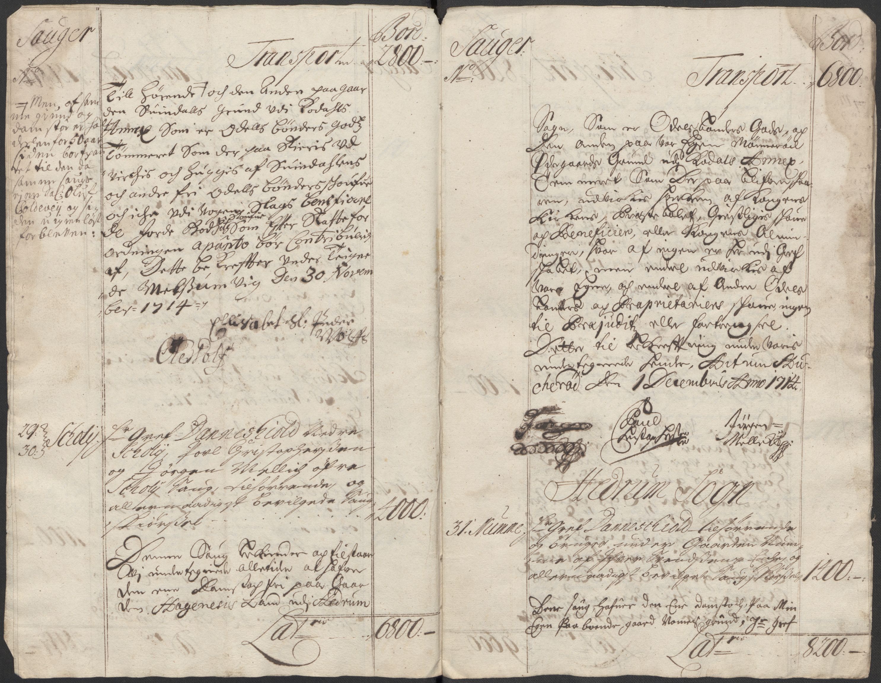 Rentekammeret inntil 1814, Reviderte regnskaper, Fogderegnskap, AV/RA-EA-4092/R33/L1986: Fogderegnskap Larvik grevskap, 1714-1715, s. 155