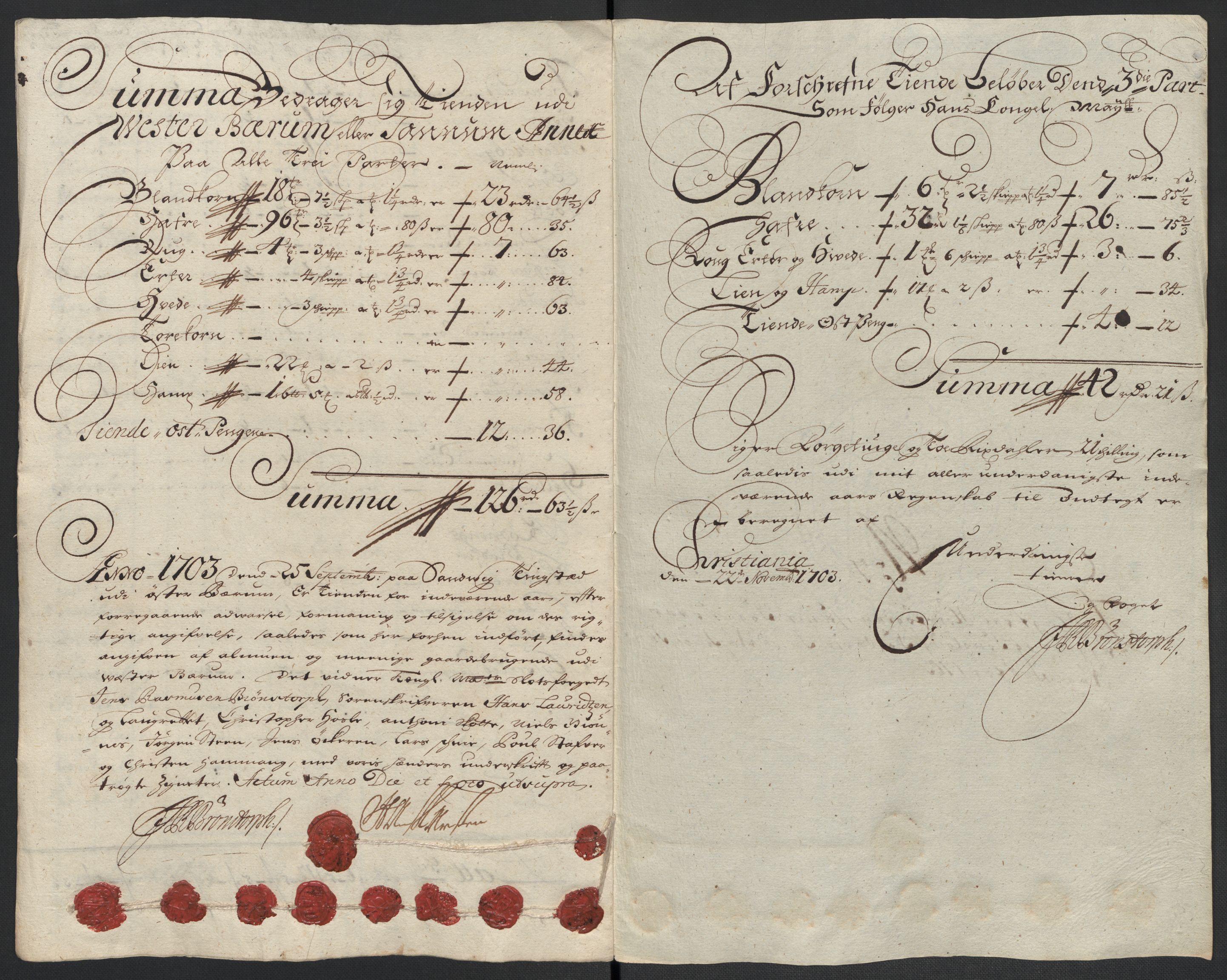 Rentekammeret inntil 1814, Reviderte regnskaper, Fogderegnskap, RA/EA-4092/R10/L0445: Fogderegnskap Aker og Follo, 1703-1704, s. 48