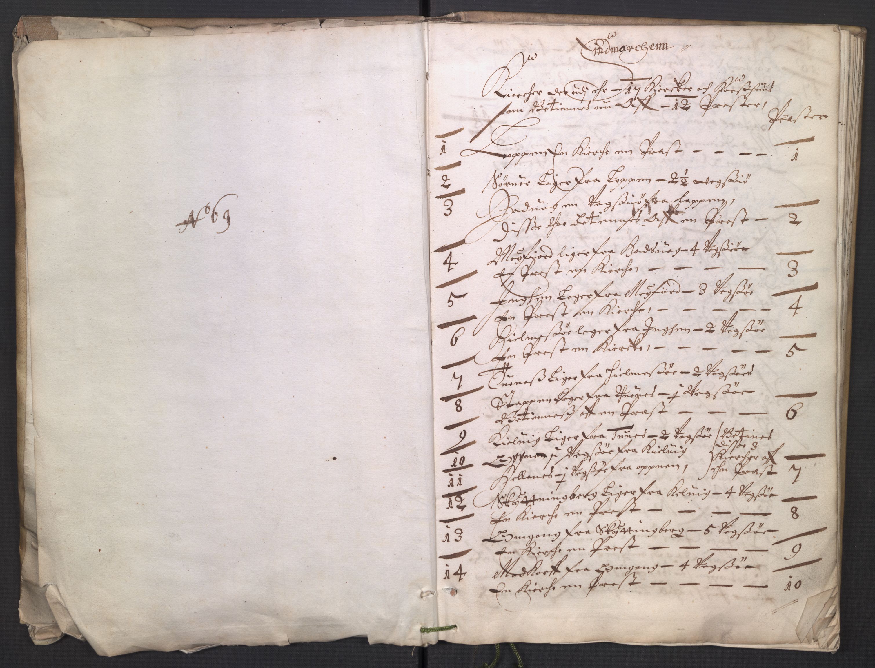 Rentekammeret inntil 1814, Reviderte regnskaper, Kirkeregnskap, RA/EA-4067/Rf/L0121: Kirkeregnskap, 1656-1679, s. 3