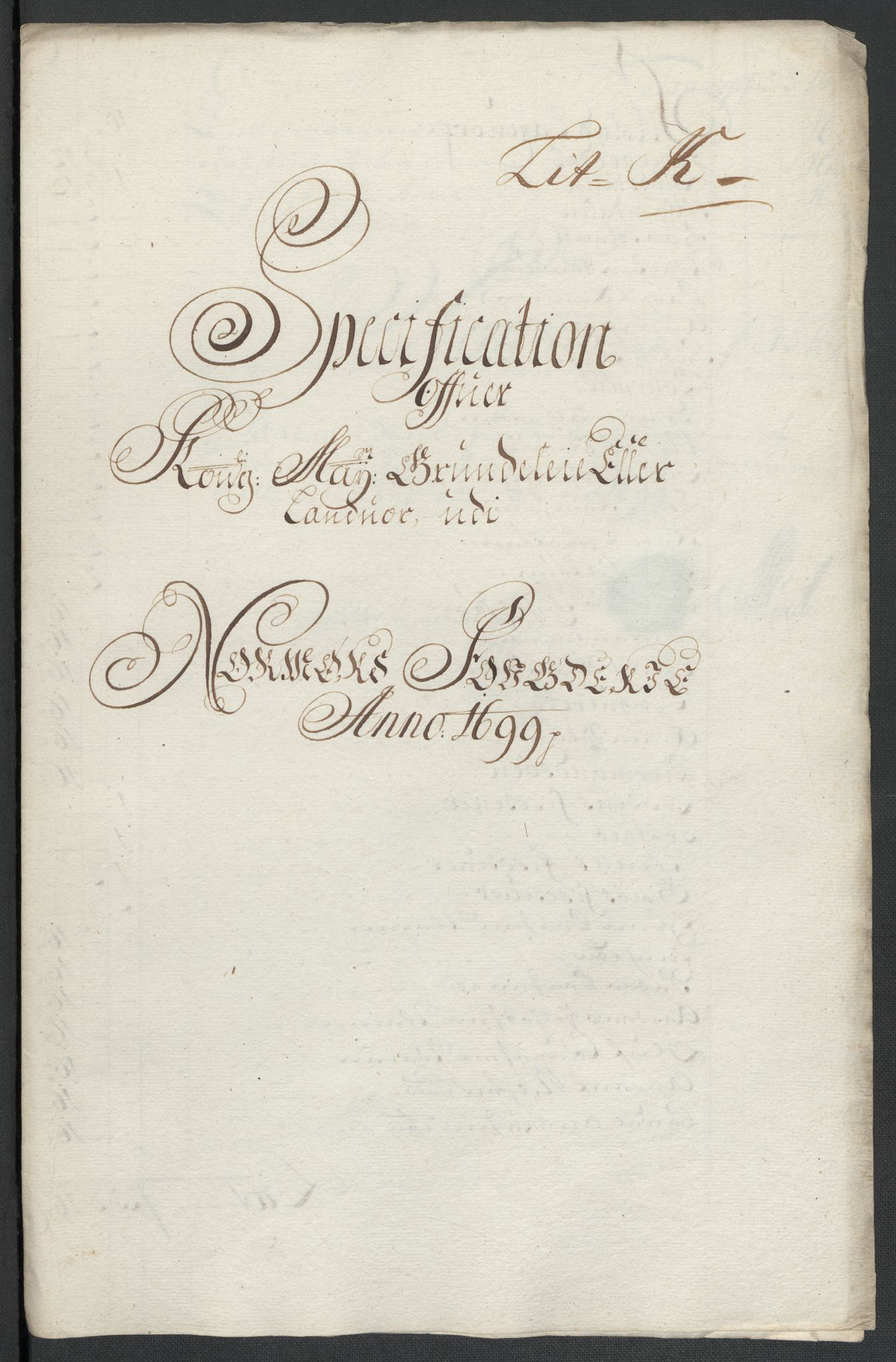Rentekammeret inntil 1814, Reviderte regnskaper, Fogderegnskap, RA/EA-4092/R56/L3738: Fogderegnskap Nordmøre, 1699, s. 96