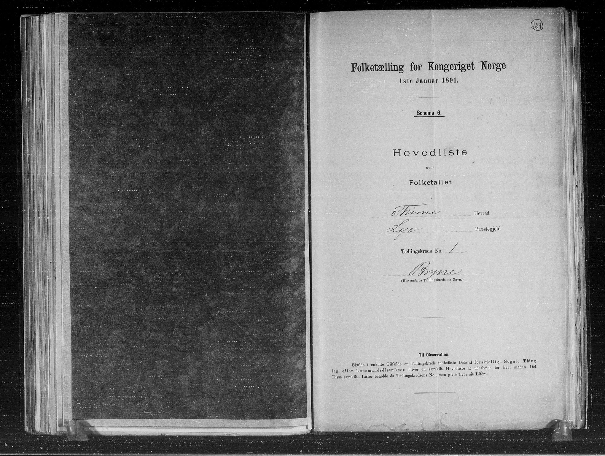 RA, Folketelling 1891 for 1121 Time herred, 1891, s. 7