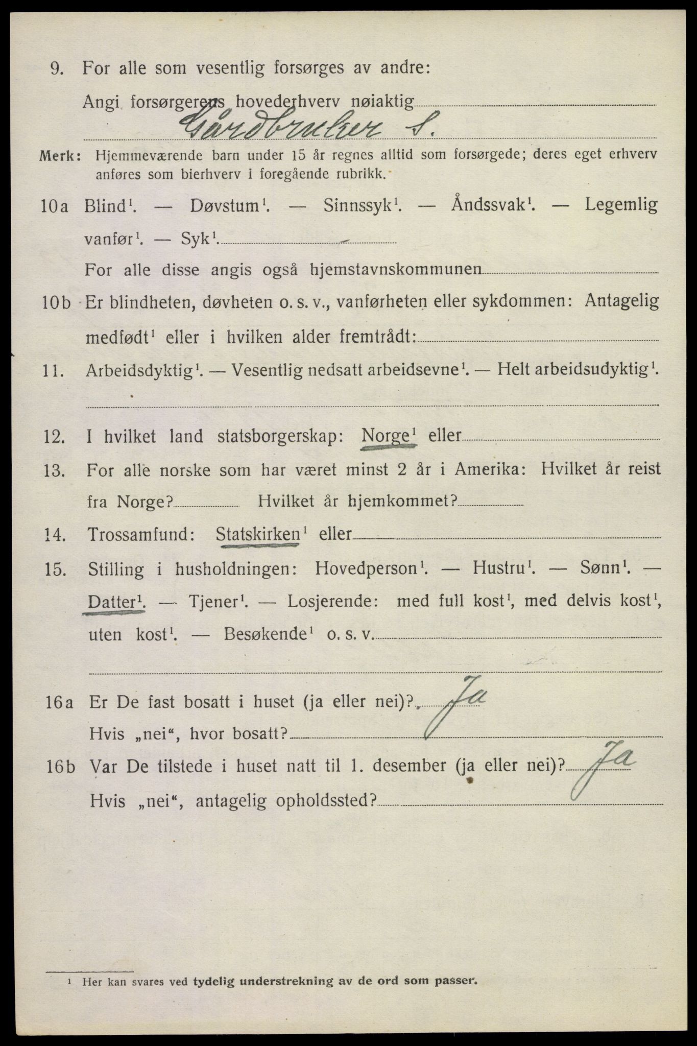 SAKO, Folketelling 1920 for 0719 Andebu herred, 1920, s. 4809