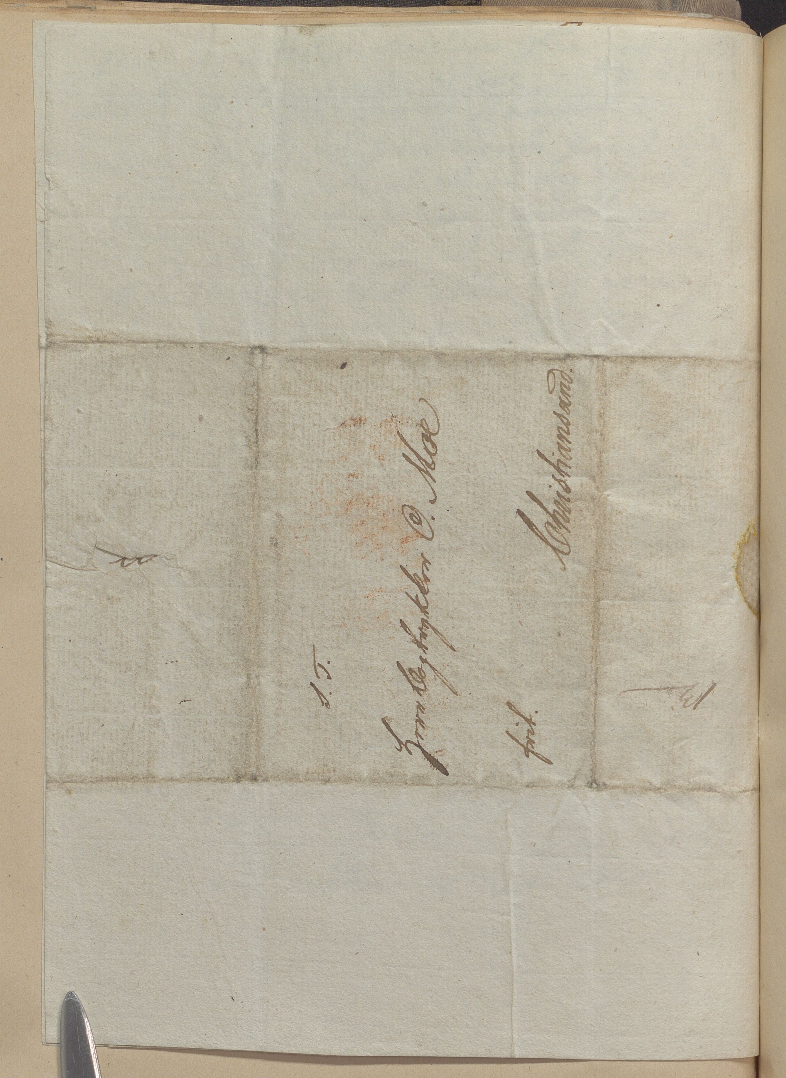 Heggtveitsamlingen, TMF/A-1007/H/L0050: Innbundne brev, Ms A, med innlagt registratur. , 1800-1850