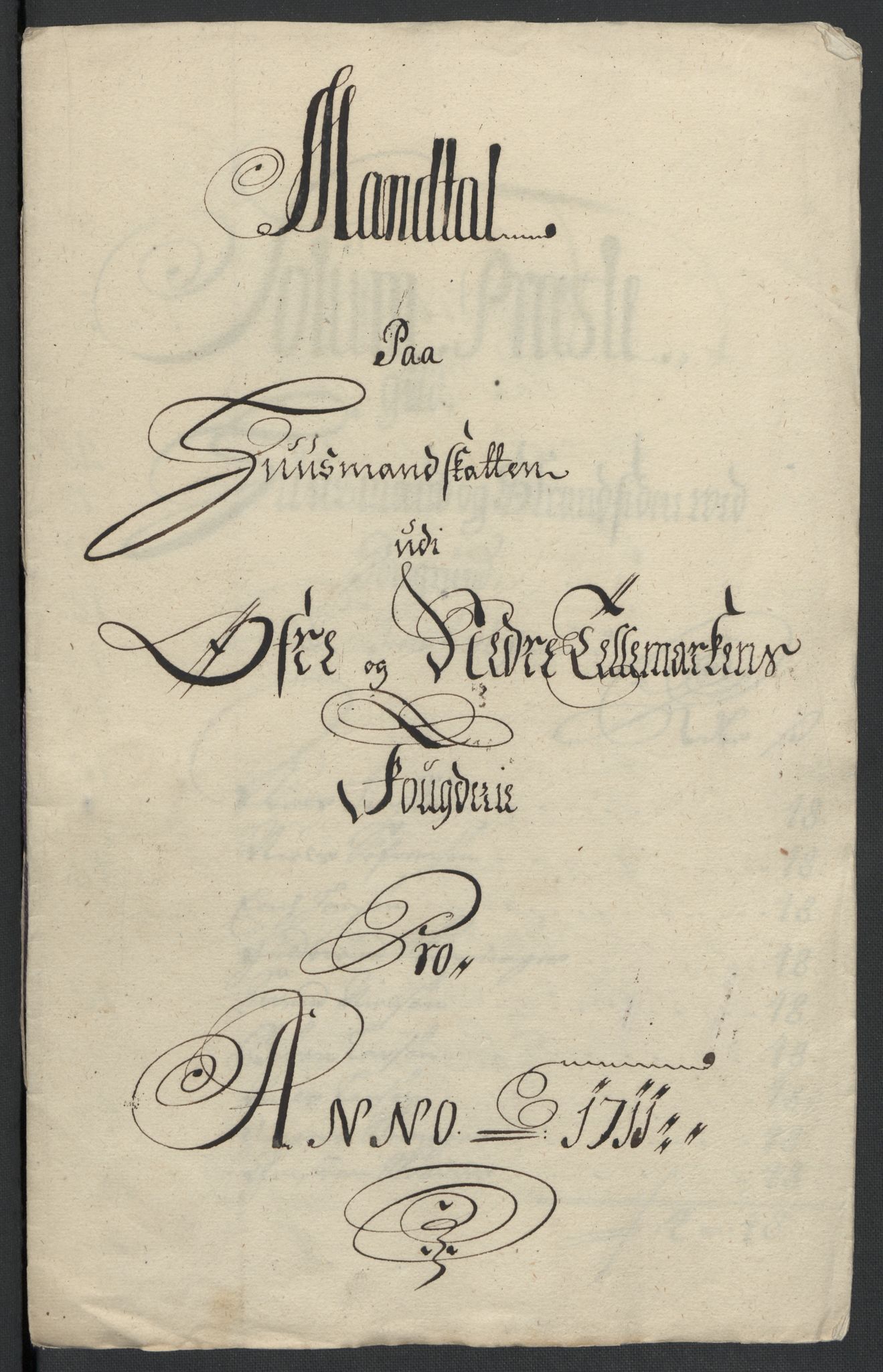 Rentekammeret inntil 1814, Reviderte regnskaper, Fogderegnskap, AV/RA-EA-4092/R36/L2120: Fogderegnskap Øvre og Nedre Telemark og Bamble, 1711, s. 82