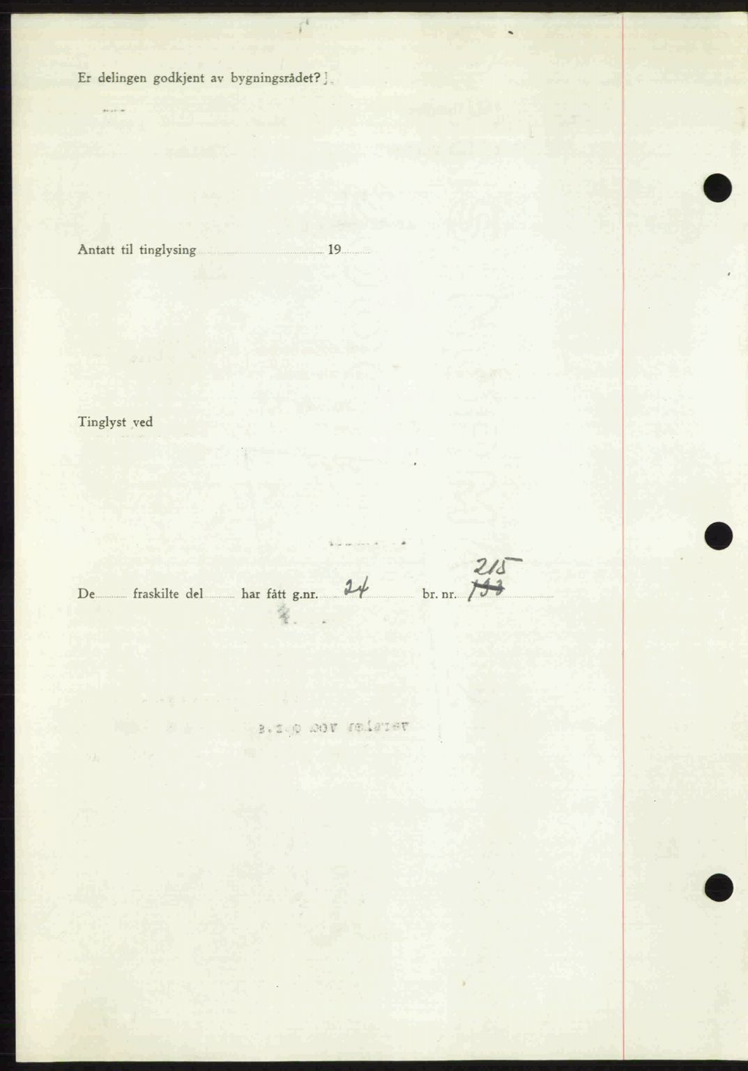 Romsdal sorenskriveri, AV/SAT-A-4149/1/2/2C: Pantebok nr. A23, 1947-1947, Dagboknr: 1813/1947