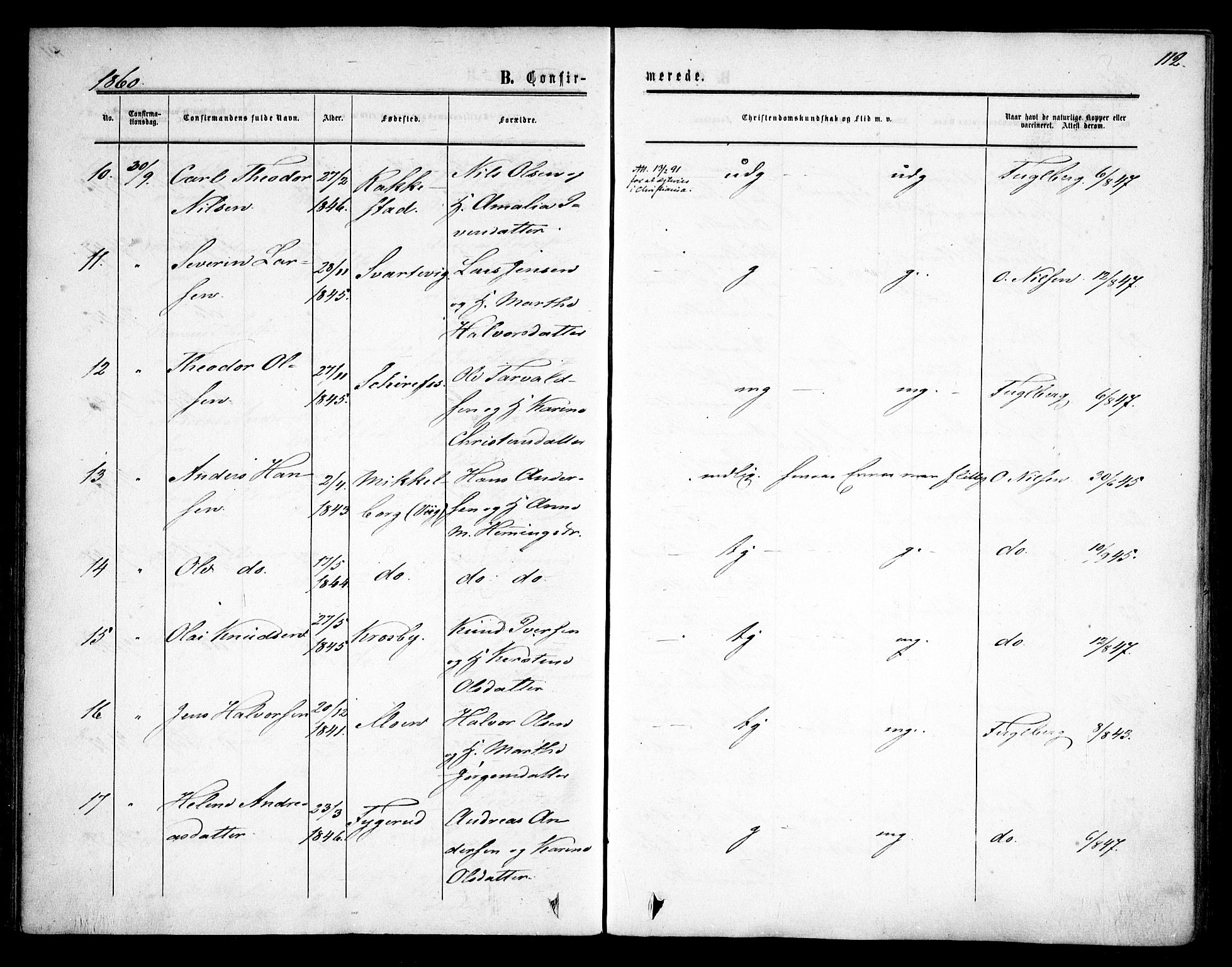 Rødenes prestekontor Kirkebøker, AV/SAO-A-2005/F/Fa/L0007: Ministerialbok nr. I 7, 1860-1869, s. 112