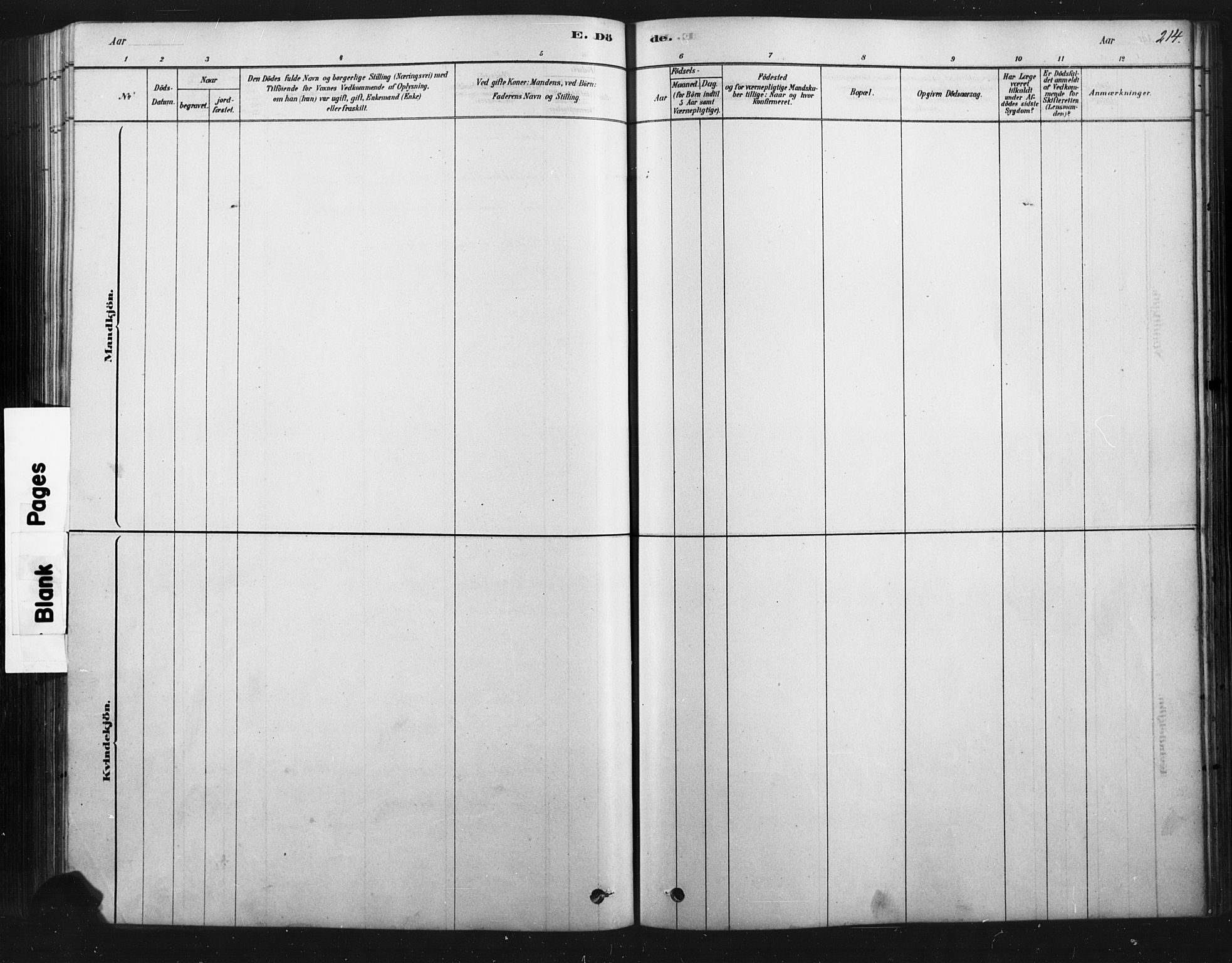 Åmot prestekontor, Hedmark, AV/SAH-PREST-056/H/Ha/Haa/L0012: Ministerialbok nr. 12, 1878-1901, s. 214