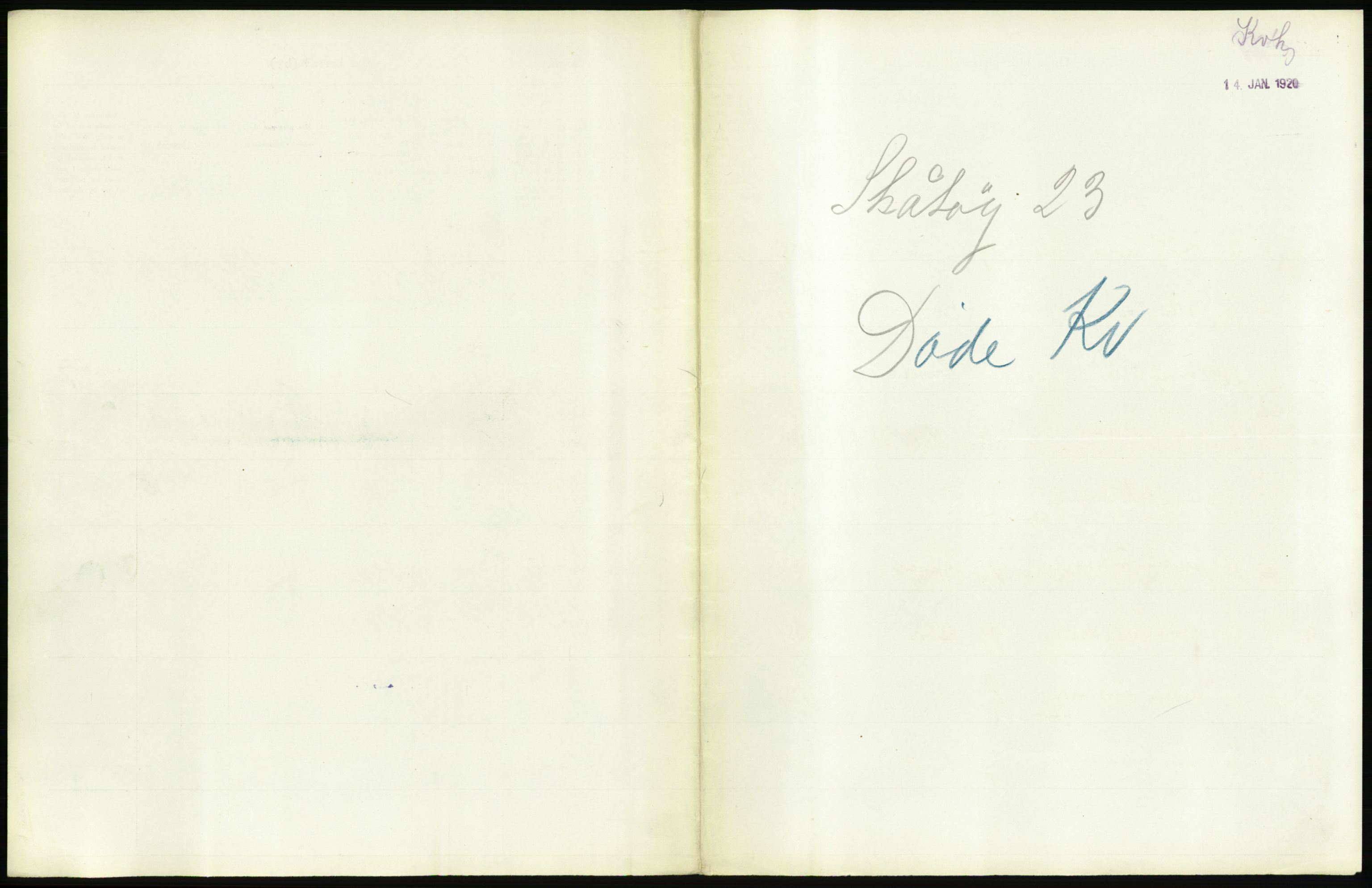 Statistisk sentralbyrå, Sosiodemografiske emner, Befolkning, AV/RA-S-2228/D/Df/Dfb/Dfbi/L0023: Telemark fylke: Døde. Bygder og byer., 1919, s. 195