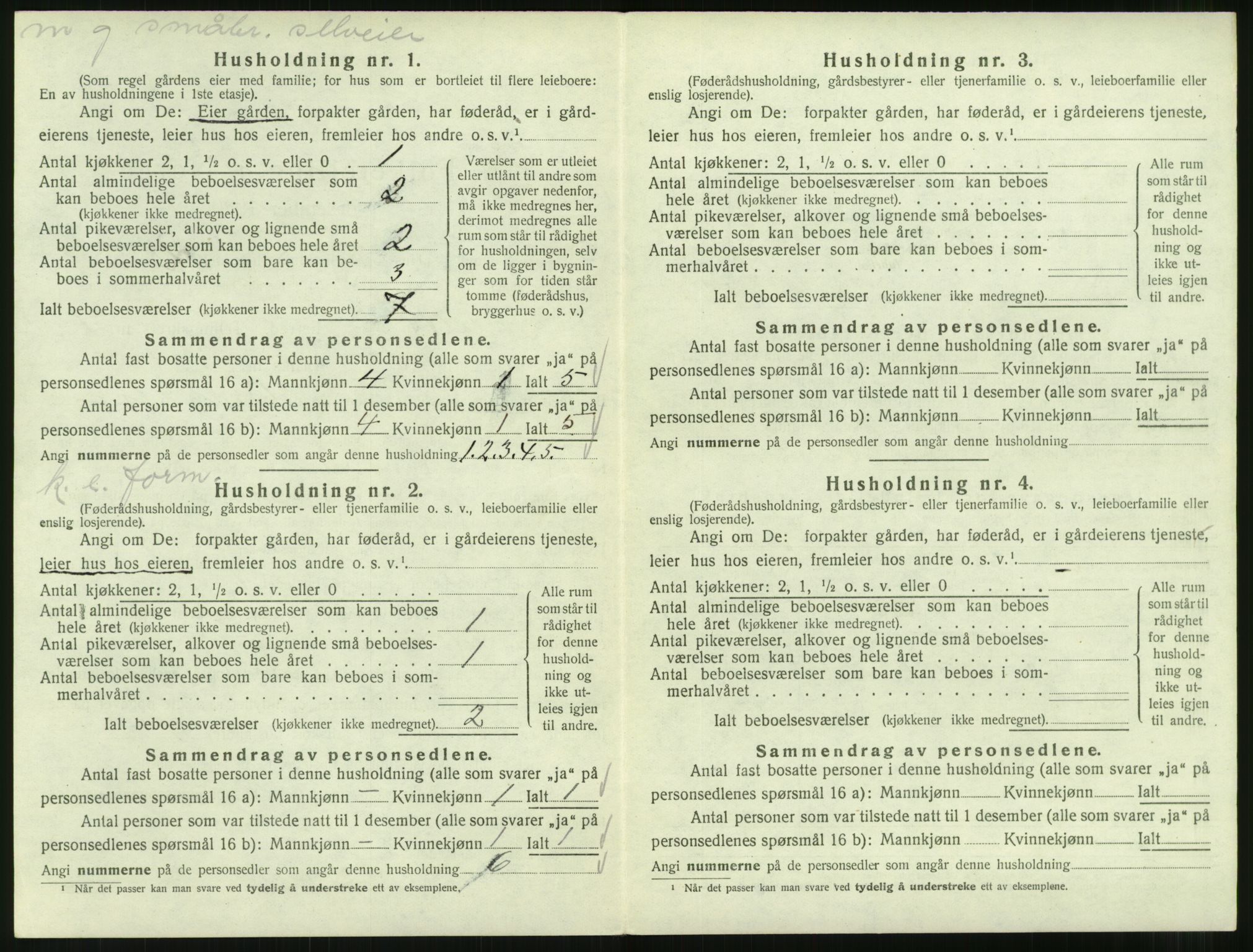 SAT, Folketelling 1920 for 1543 Nesset herred, 1920, s. 93