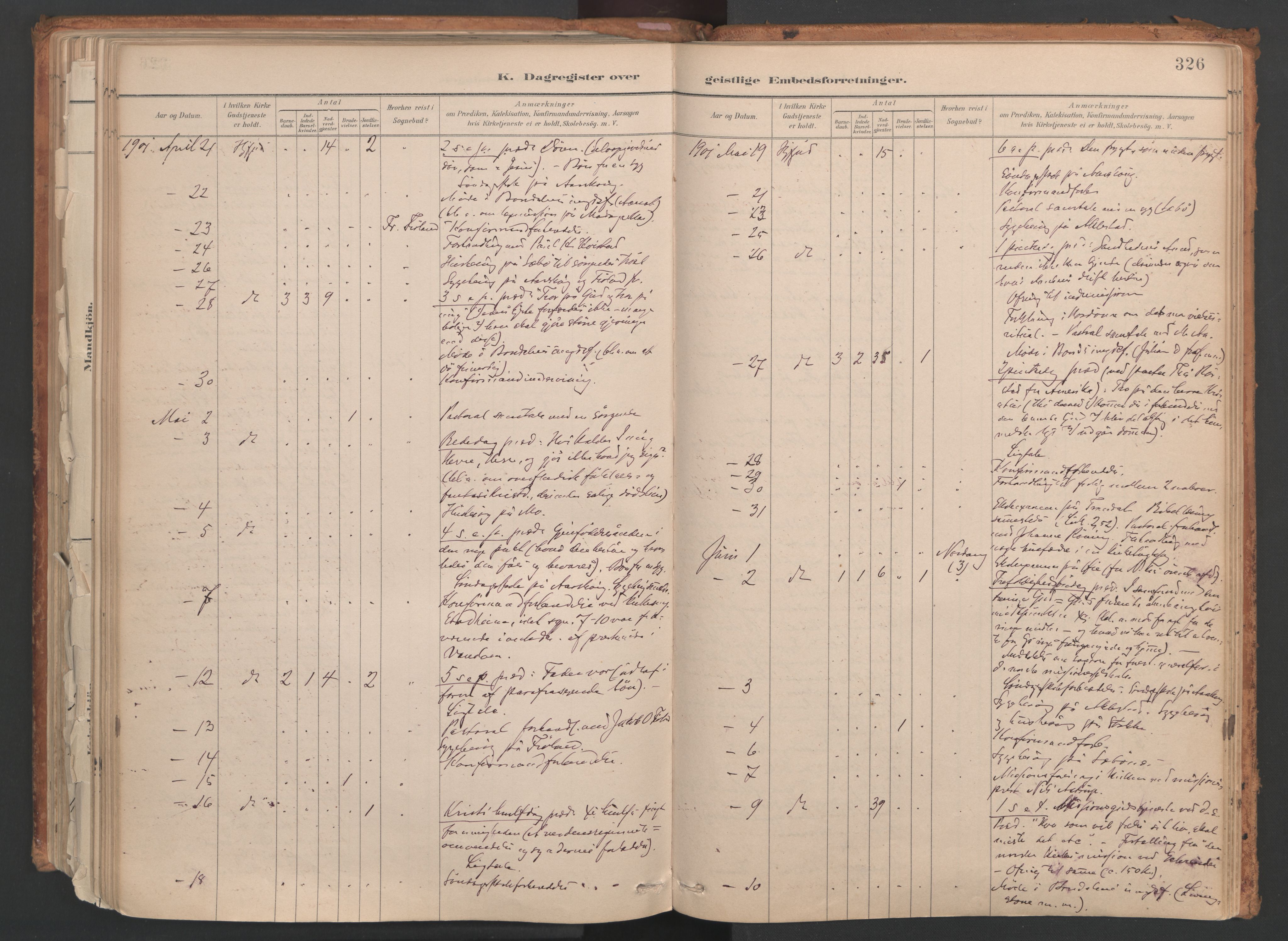 Ministerialprotokoller, klokkerbøker og fødselsregistre - Møre og Romsdal, AV/SAT-A-1454/515/L0211: Ministerialbok nr. 515A07, 1886-1910, s. 326