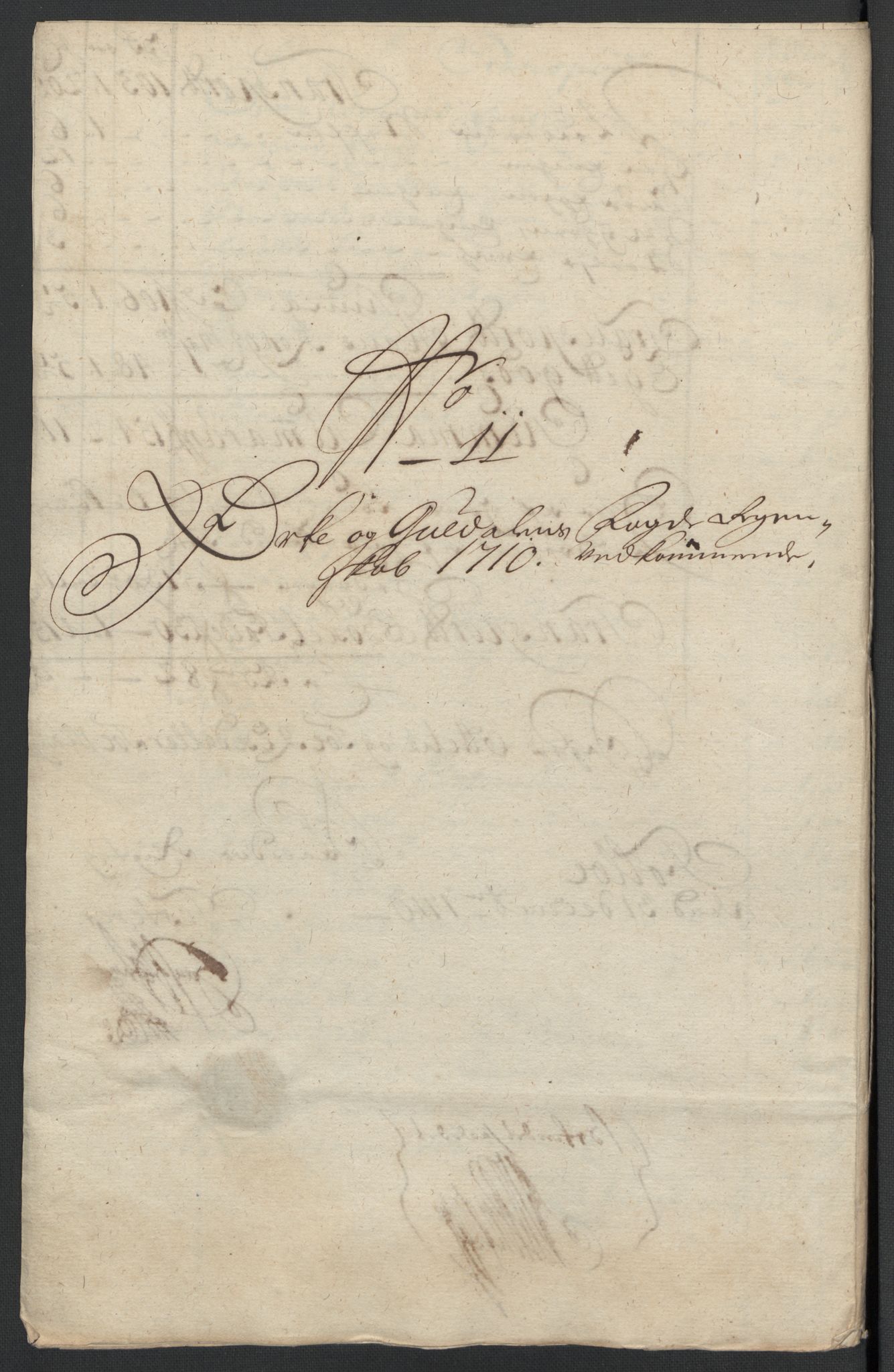 Rentekammeret inntil 1814, Reviderte regnskaper, Fogderegnskap, RA/EA-4092/R60/L3960: Fogderegnskap Orkdal og Gauldal, 1710, s. 171