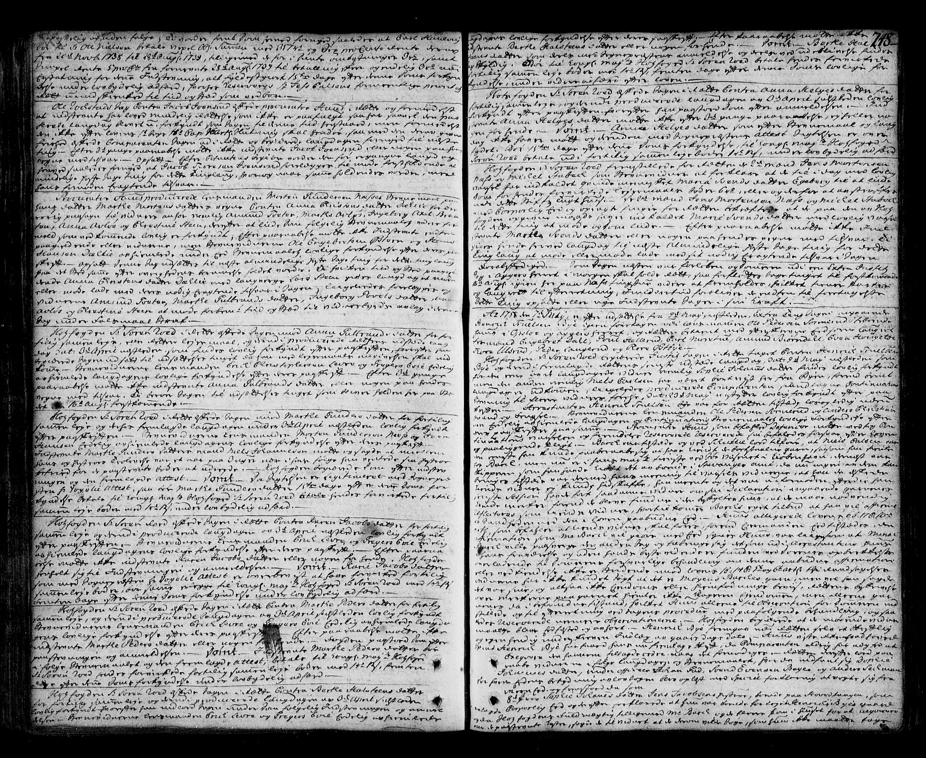 Aker sorenskriveri, SAO/A-10895/F/Fb/L0041: Tingbok, 1753-1759, s. 247b-248a